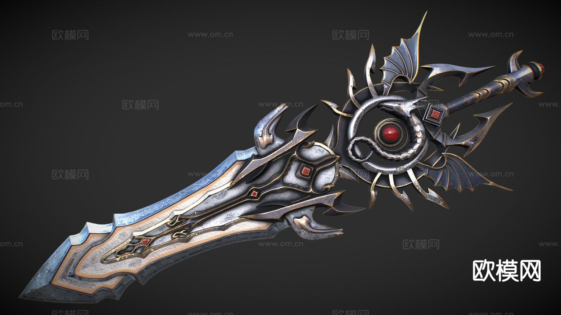 幻想之剑3d模型下载（渲染图1）