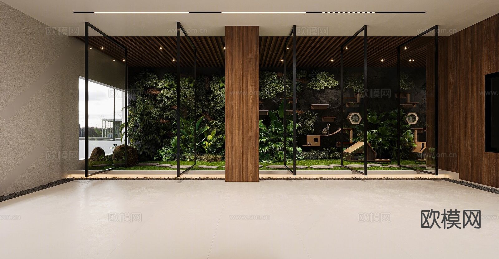 现代宠物店3d模型下载（渲染图2）