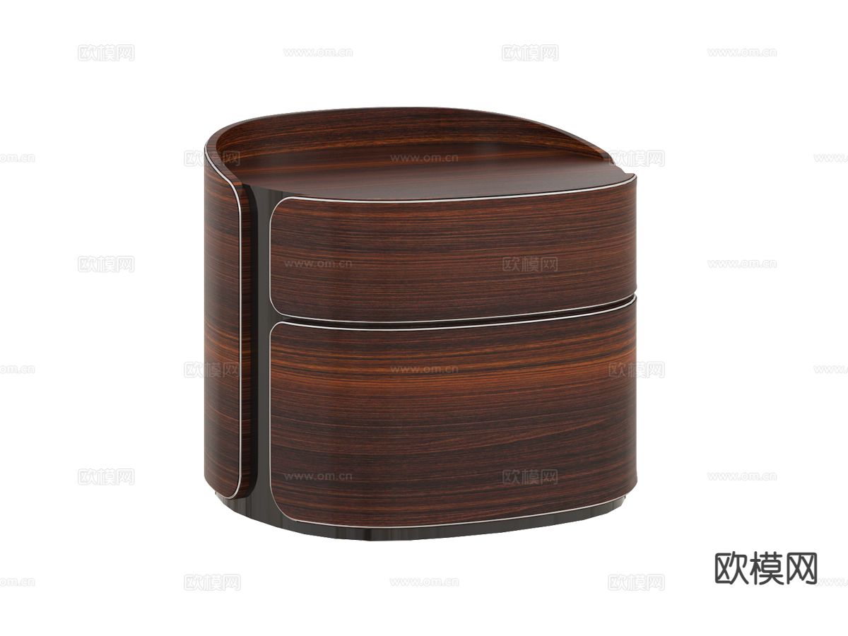 Bentley-AMBLESIDE 意式床头柜3d模型下载（渲染图1）