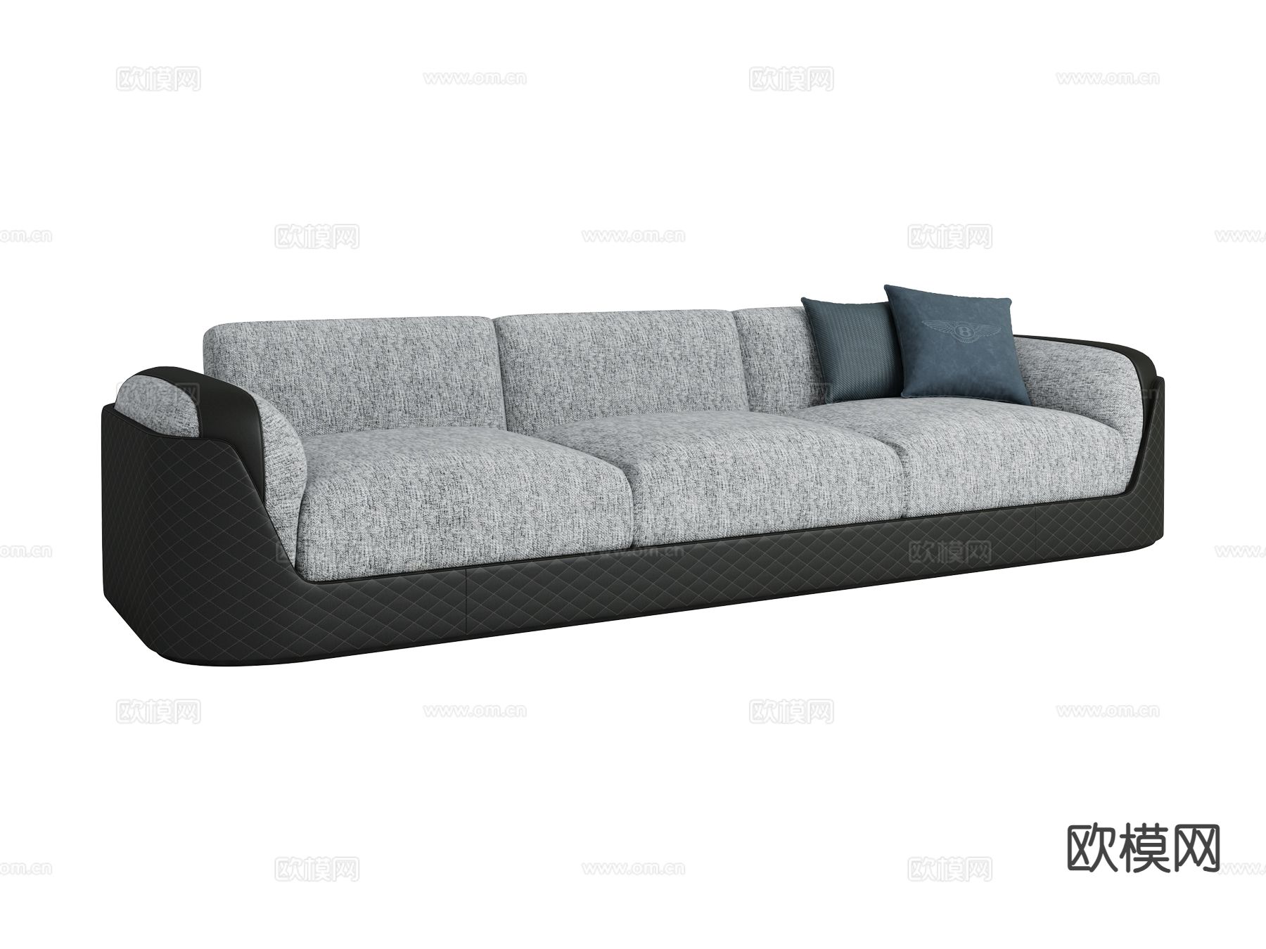 Bentley-CHORLEY- 意式沙发 三人沙发3d模型下载（渲染图1）