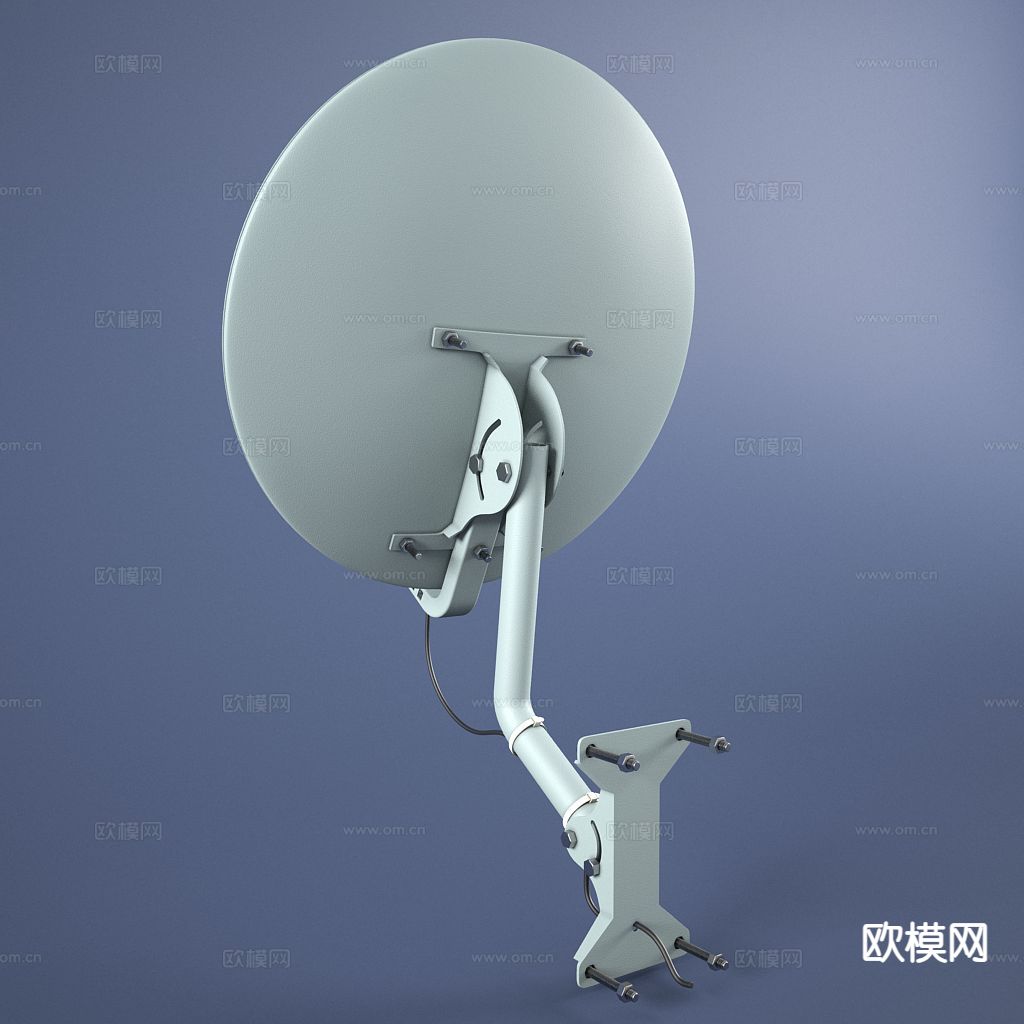 电视信号接收器 卫星接收器3d模型下载（渲染图2）