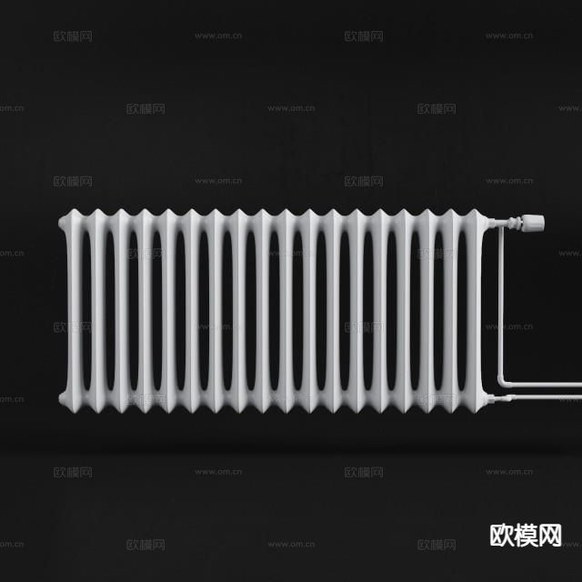 暖气管 暖气片 取暖器3d模型下载