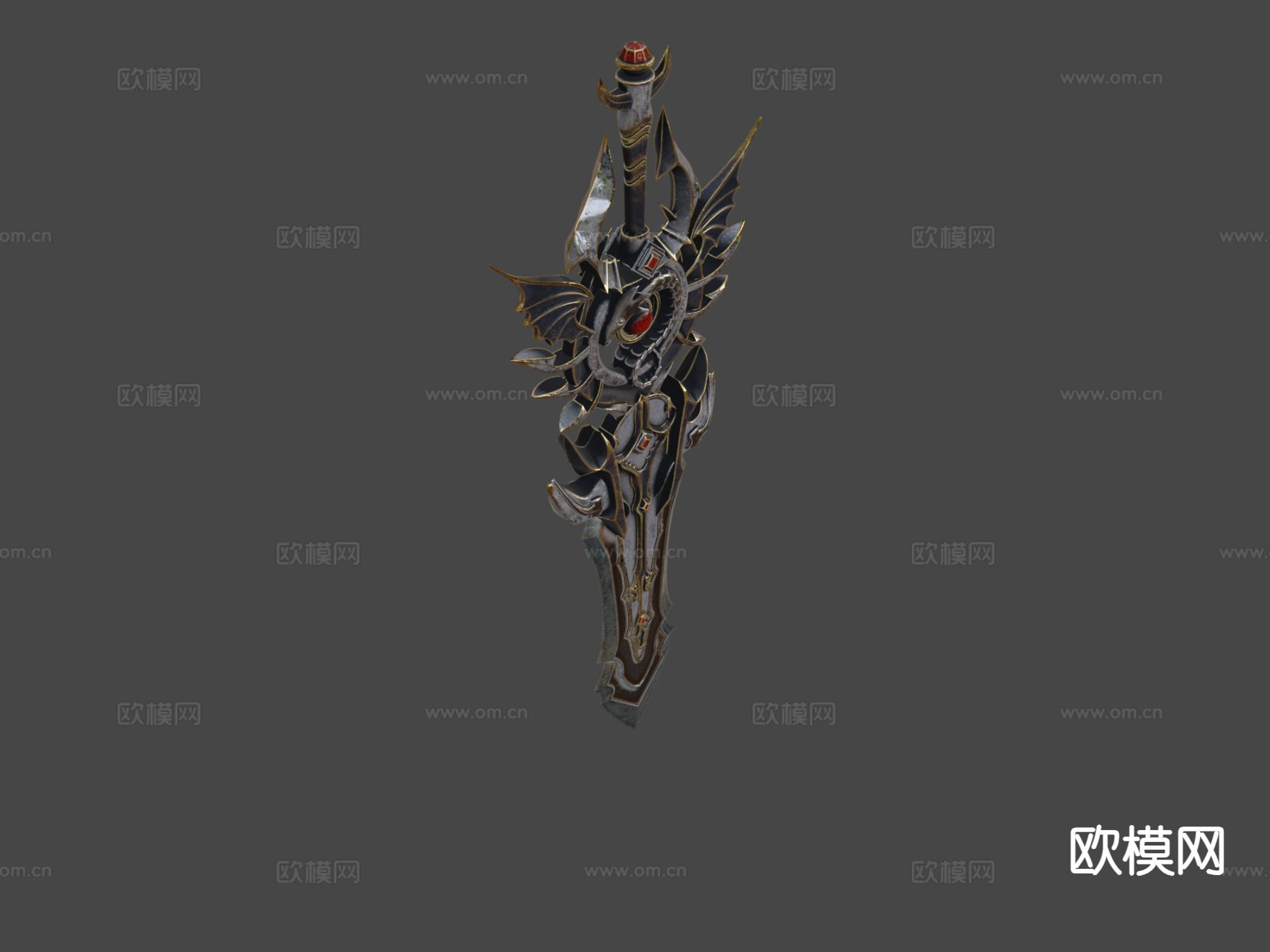 幻想之剑3d模型下载（渲染图8）