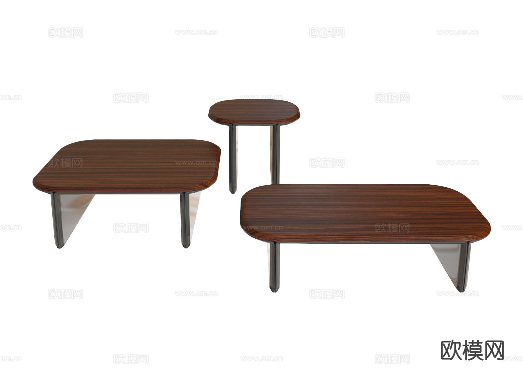 Bentley-TADLEY- 意式茶几 组合茶几3d模型下载（渲染图2）