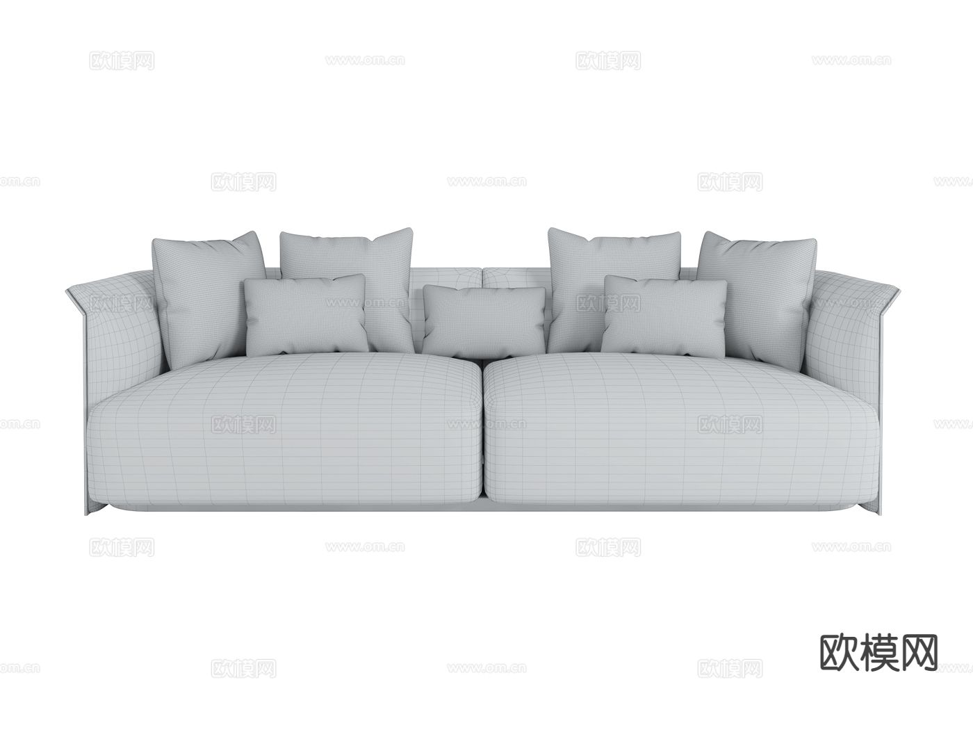 Bentley-RAMSEY- 意式沙发 双人沙发3d模型下载（渲染图2）