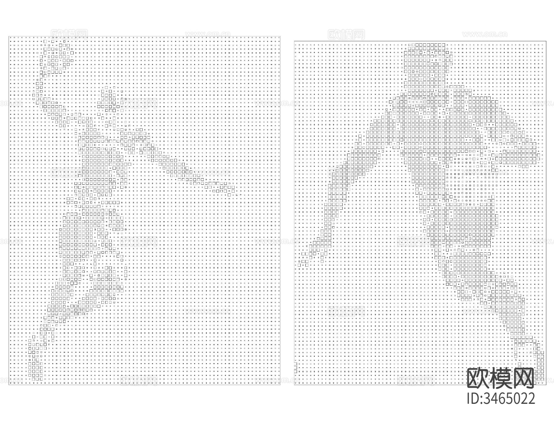 冲孔板 穿孔板cad图库下载（渲染图6）