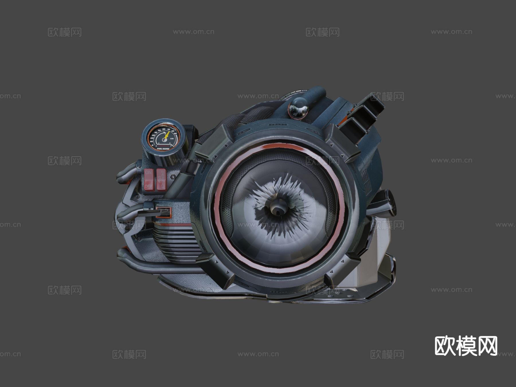 贝恩钻头 动漫武器3d模型下载（渲染图3）