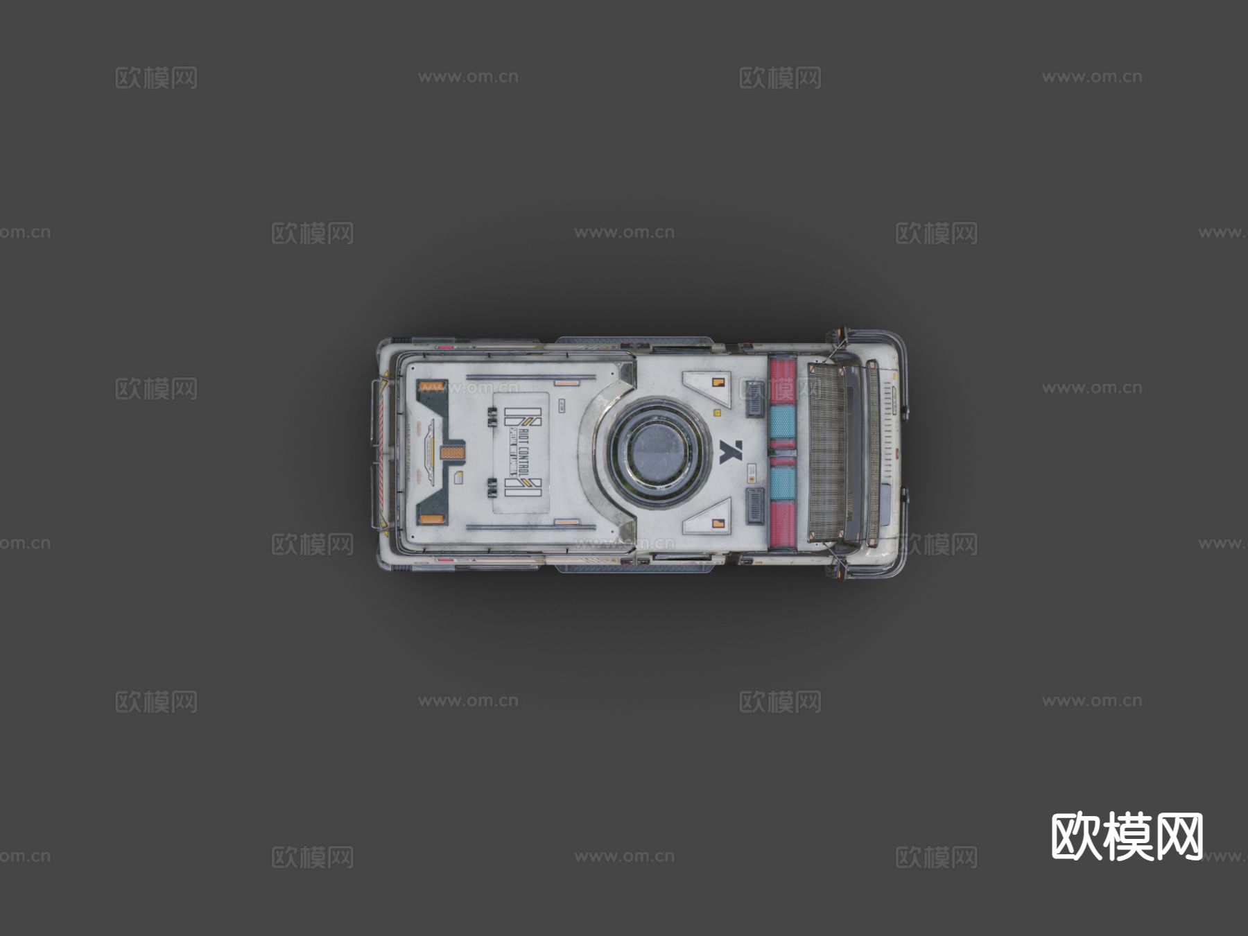 工业风汽车 防暴警车3d模型下载（渲染图8）