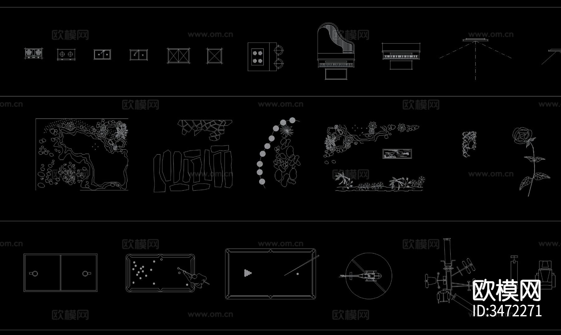 手绘风cad图库下载（渲染图5）
