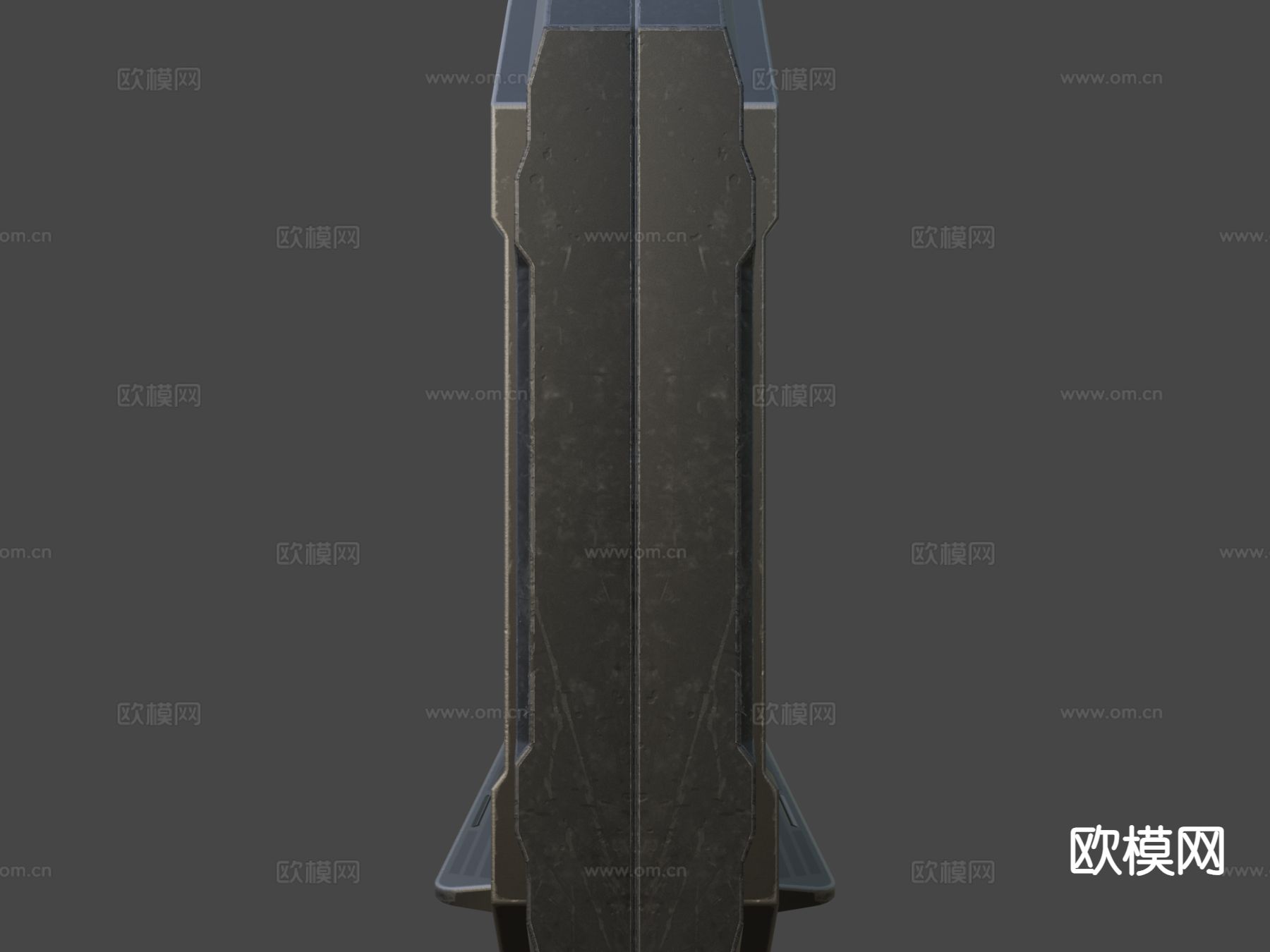 动漫游戏门 科幻门3d模型下载（渲染图8）