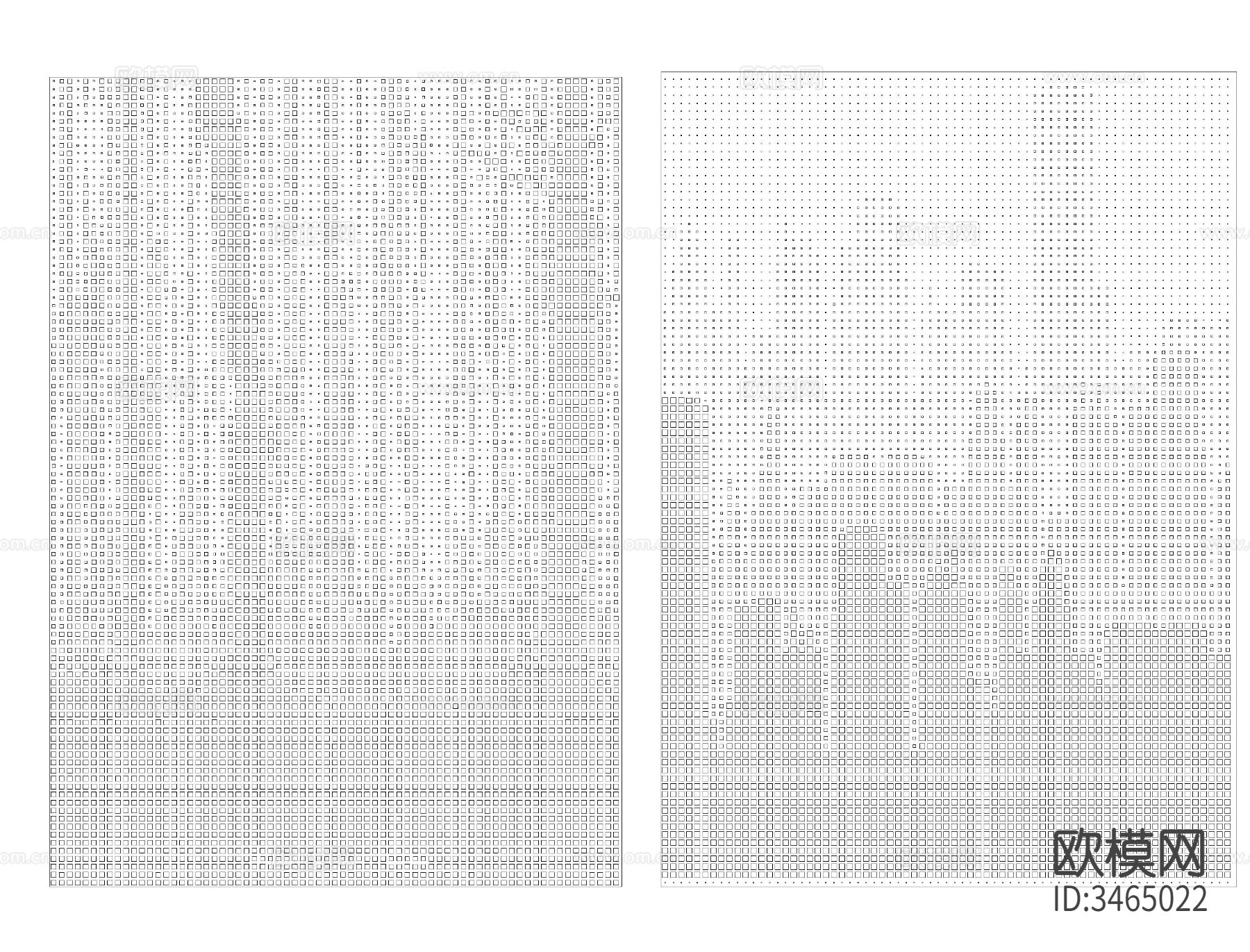 冲孔板 穿孔板cad图库下载（渲染图9）
