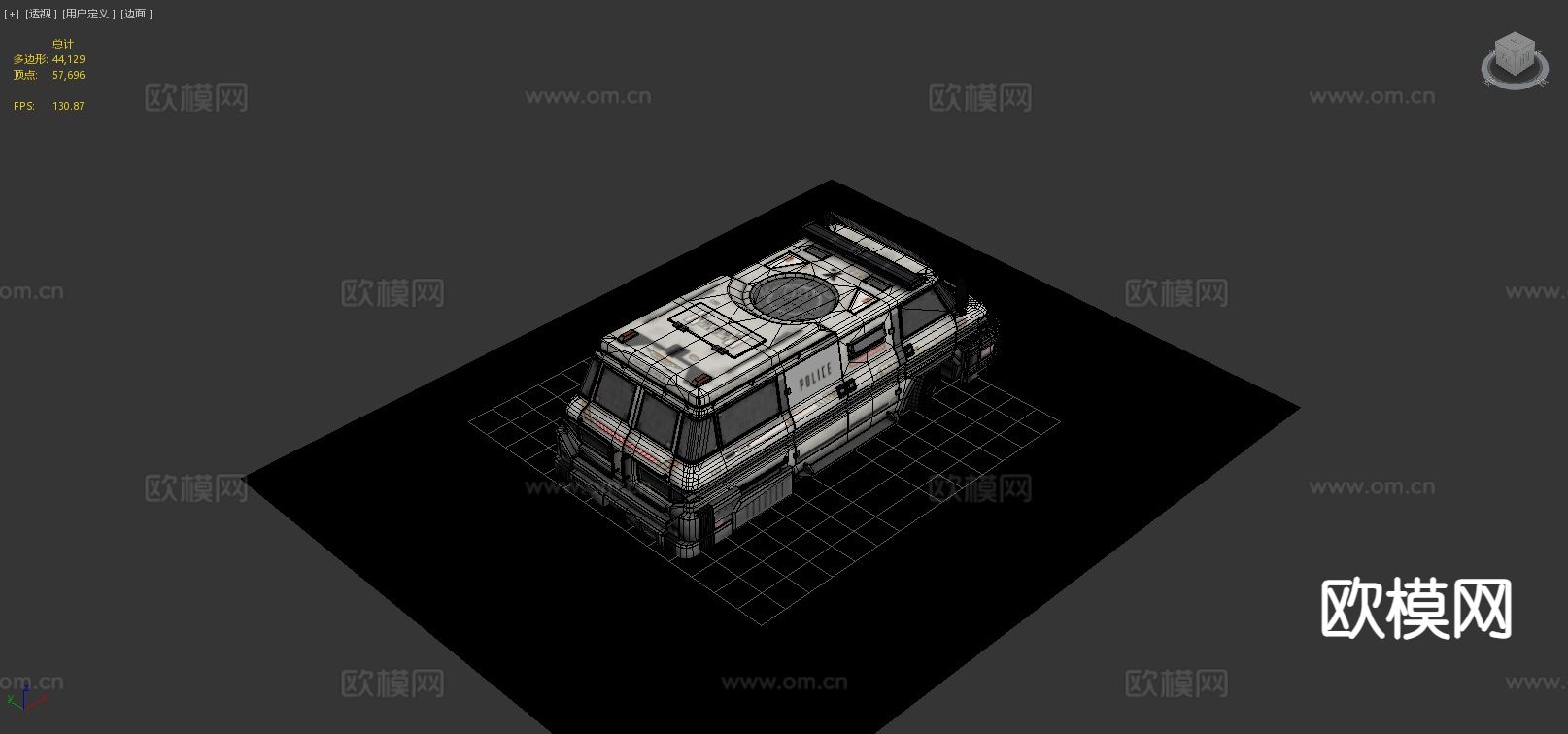 工业风汽车 防暴警车3d模型下载（渲染图9）