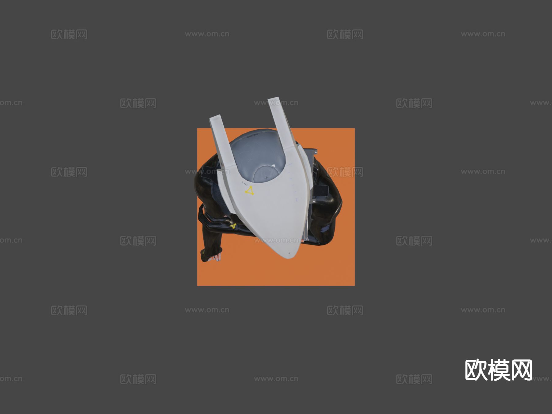 科幻飞行员3d模型下载（渲染图7）