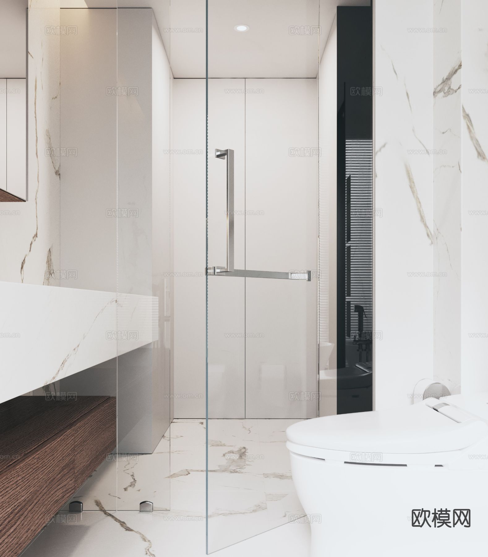 坐便器 马桶3d模型下载