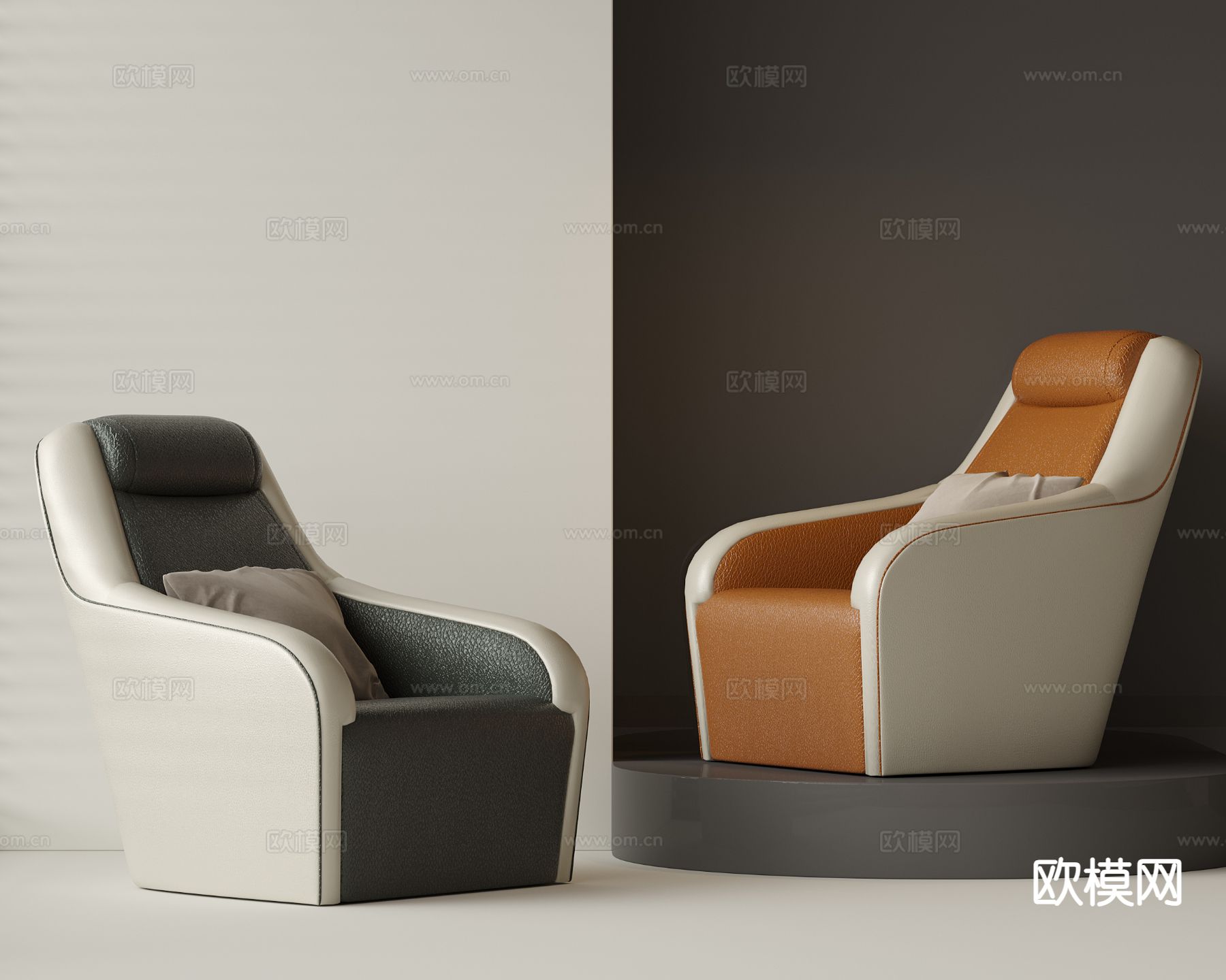 现代按摩椅 按摩沙发3d模型下载