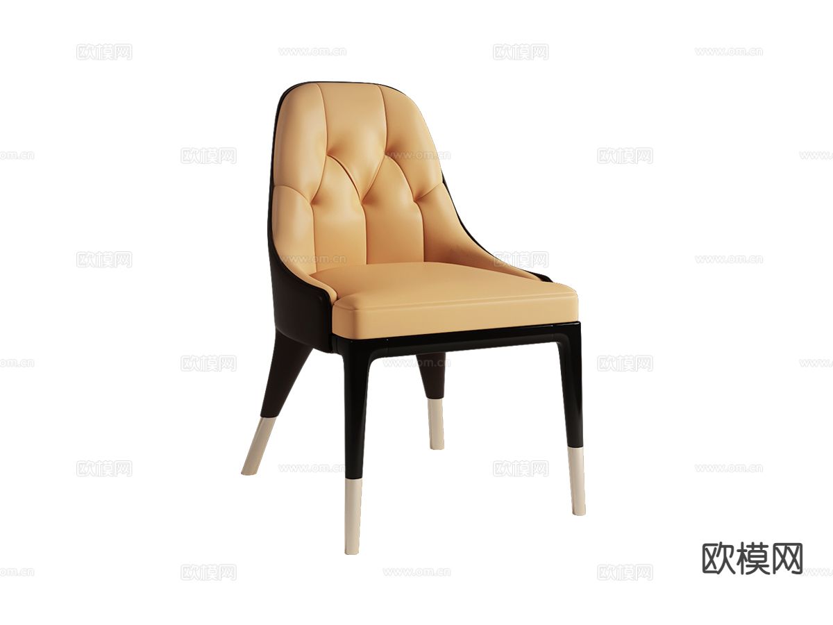 A&X 椅子 餐椅3d模型下载（渲染图1）