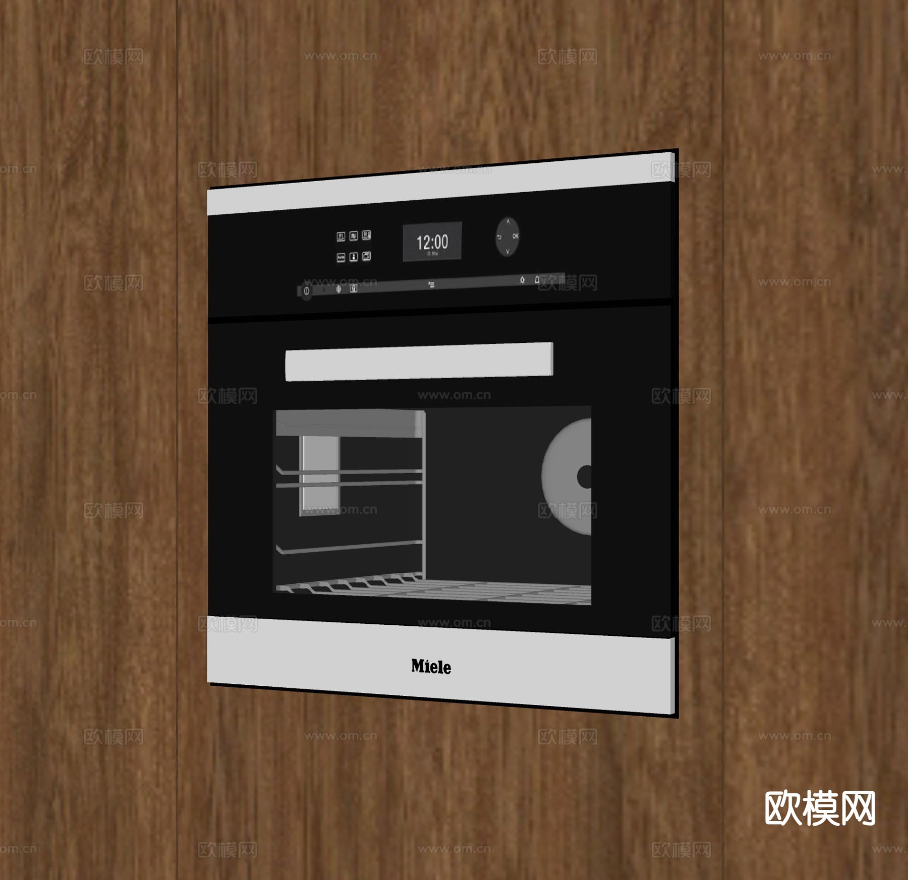 烤箱 微波炉 蒸烤箱su模型下载（渲染图1）