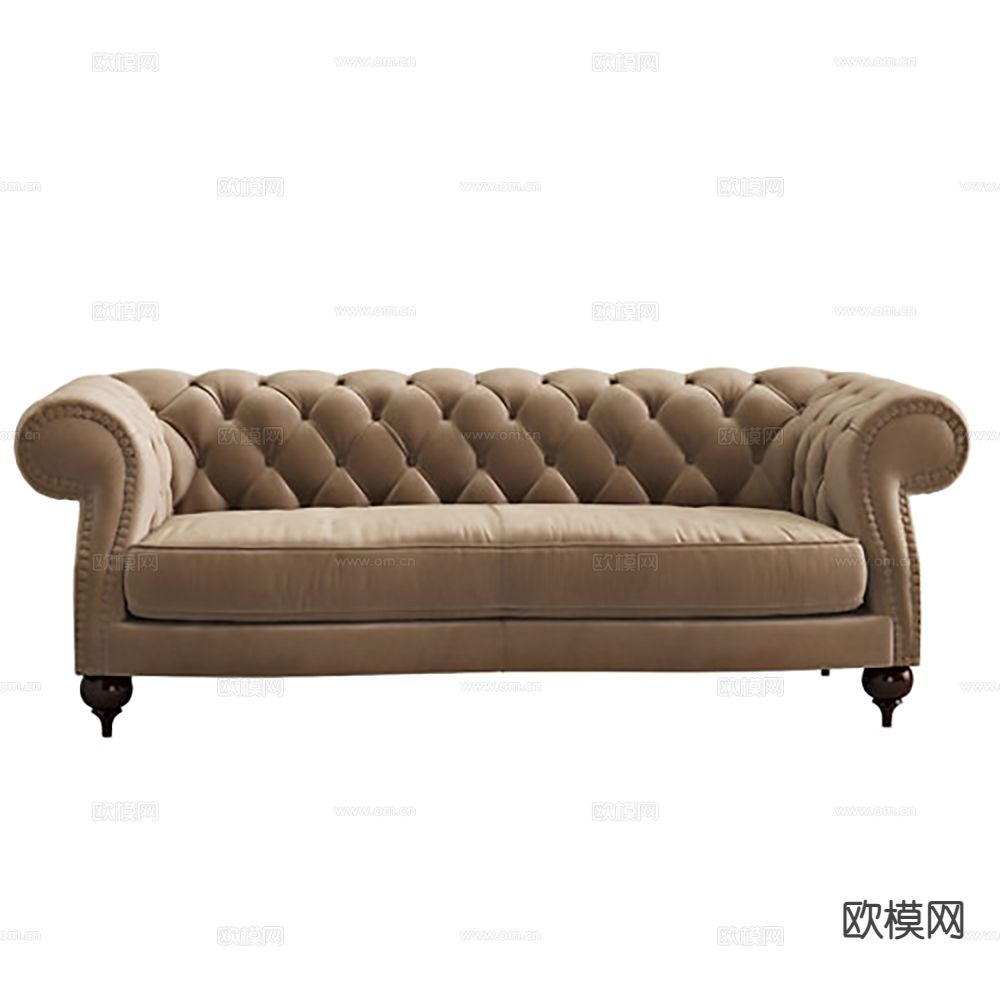 双人沙发 软体沙发su模型下载（渲染图2）