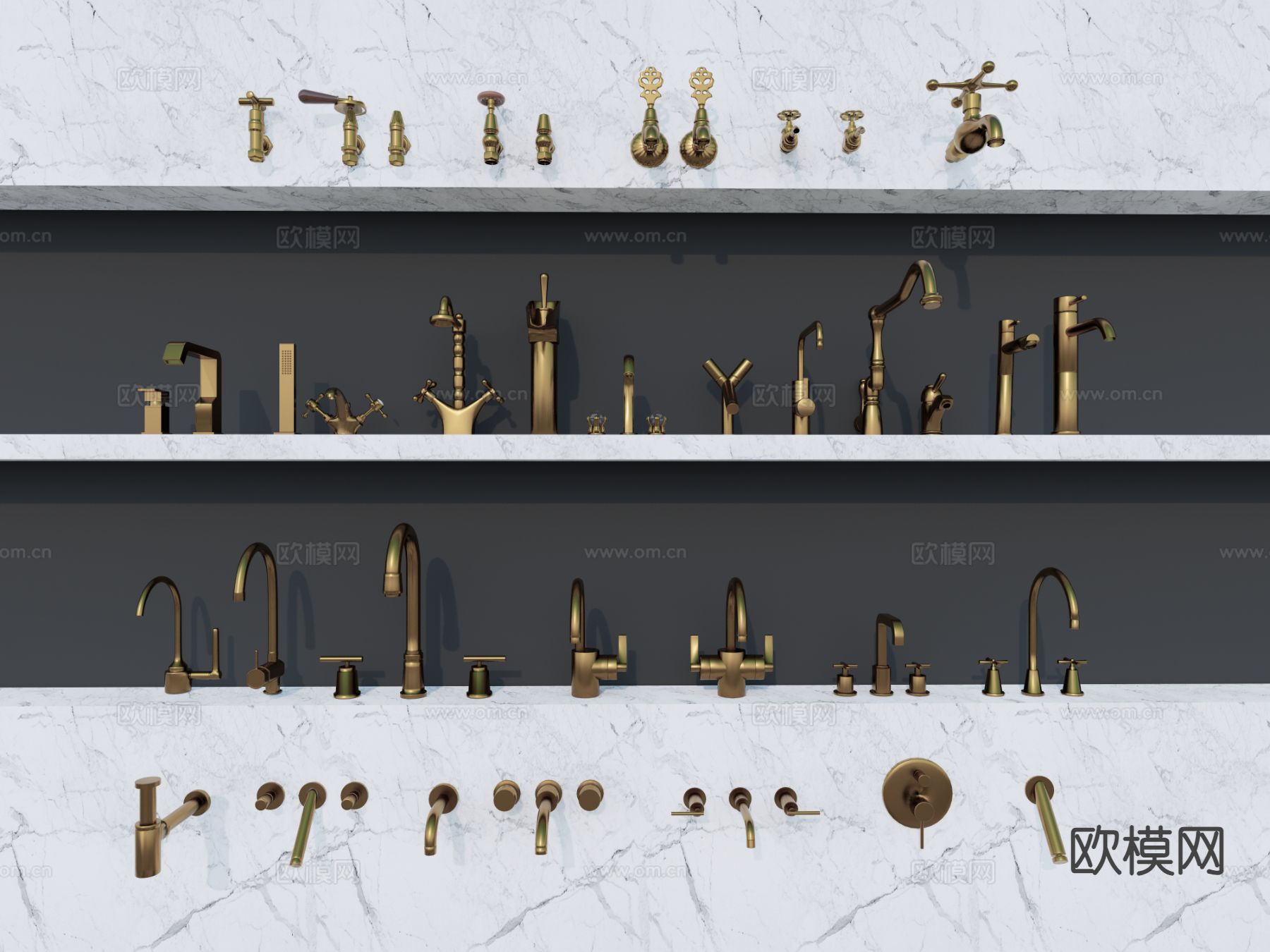 五金件 水龙头3d模型下载