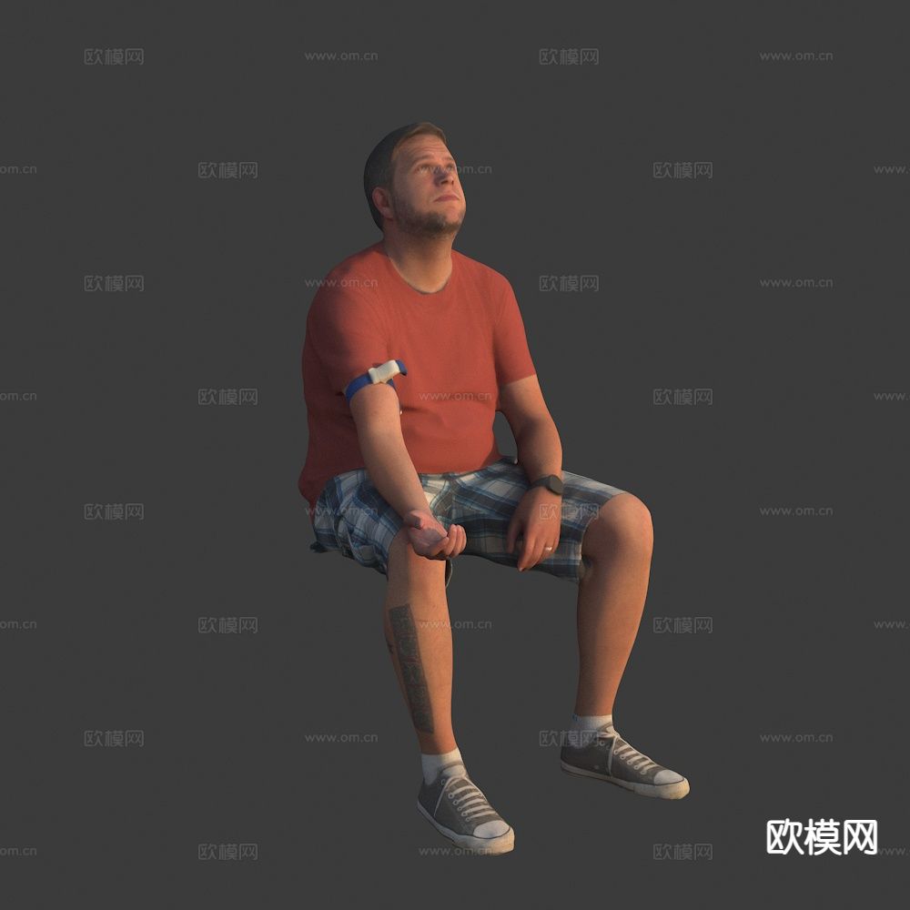 病人 患者3d模型下载