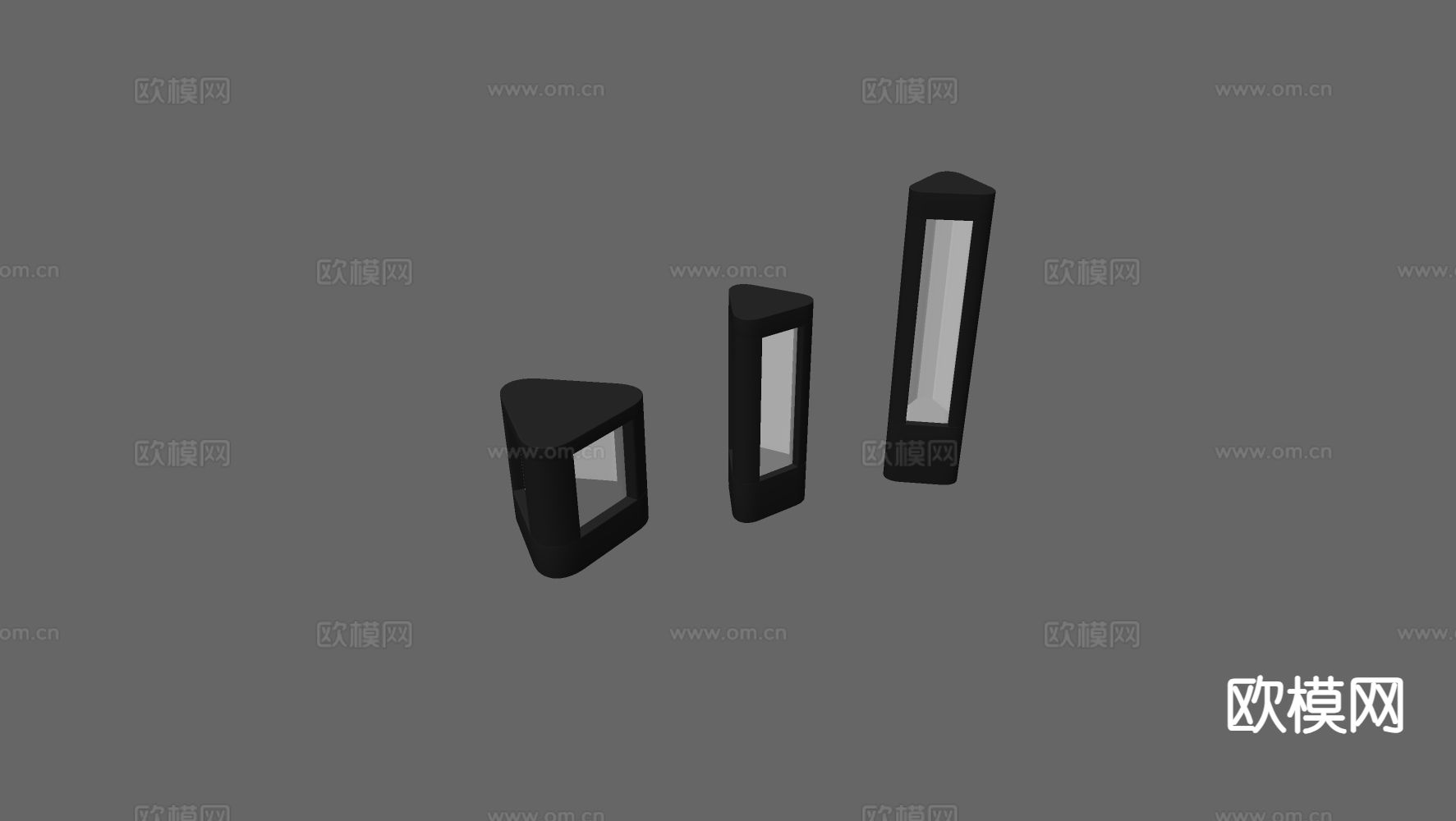 中式景观灯 草坪灯 庭院灯 户外灯su模型下载（渲染图1）