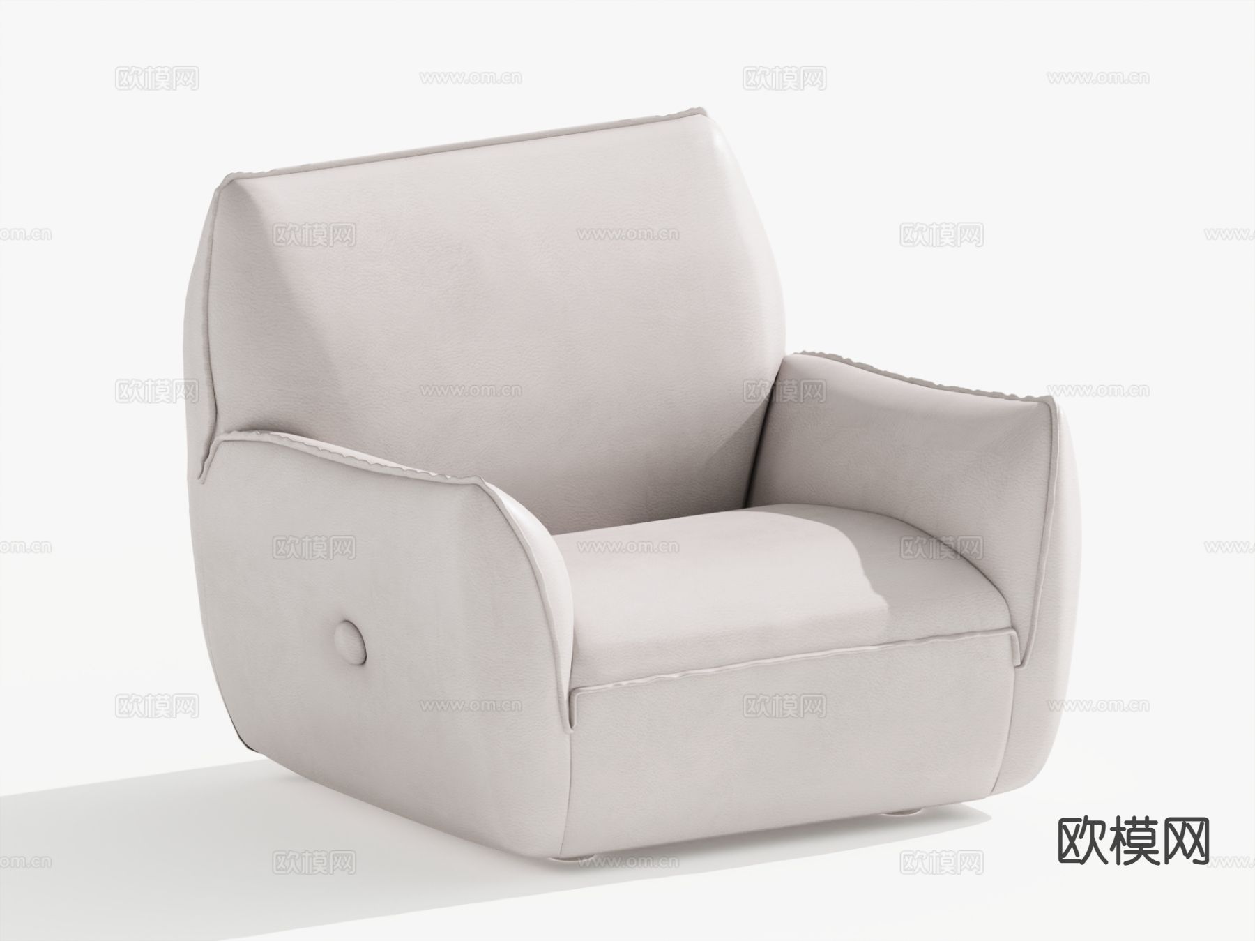 现代单人沙发 懒人沙发3d模型下载