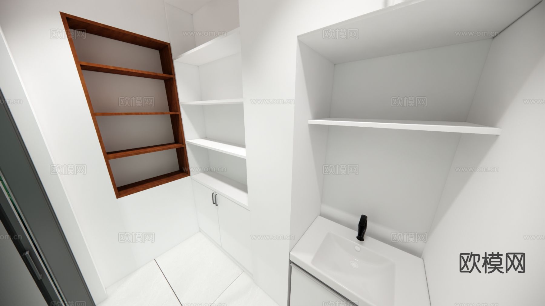 现代医院 诊疗室su模型下载（渲染图6）