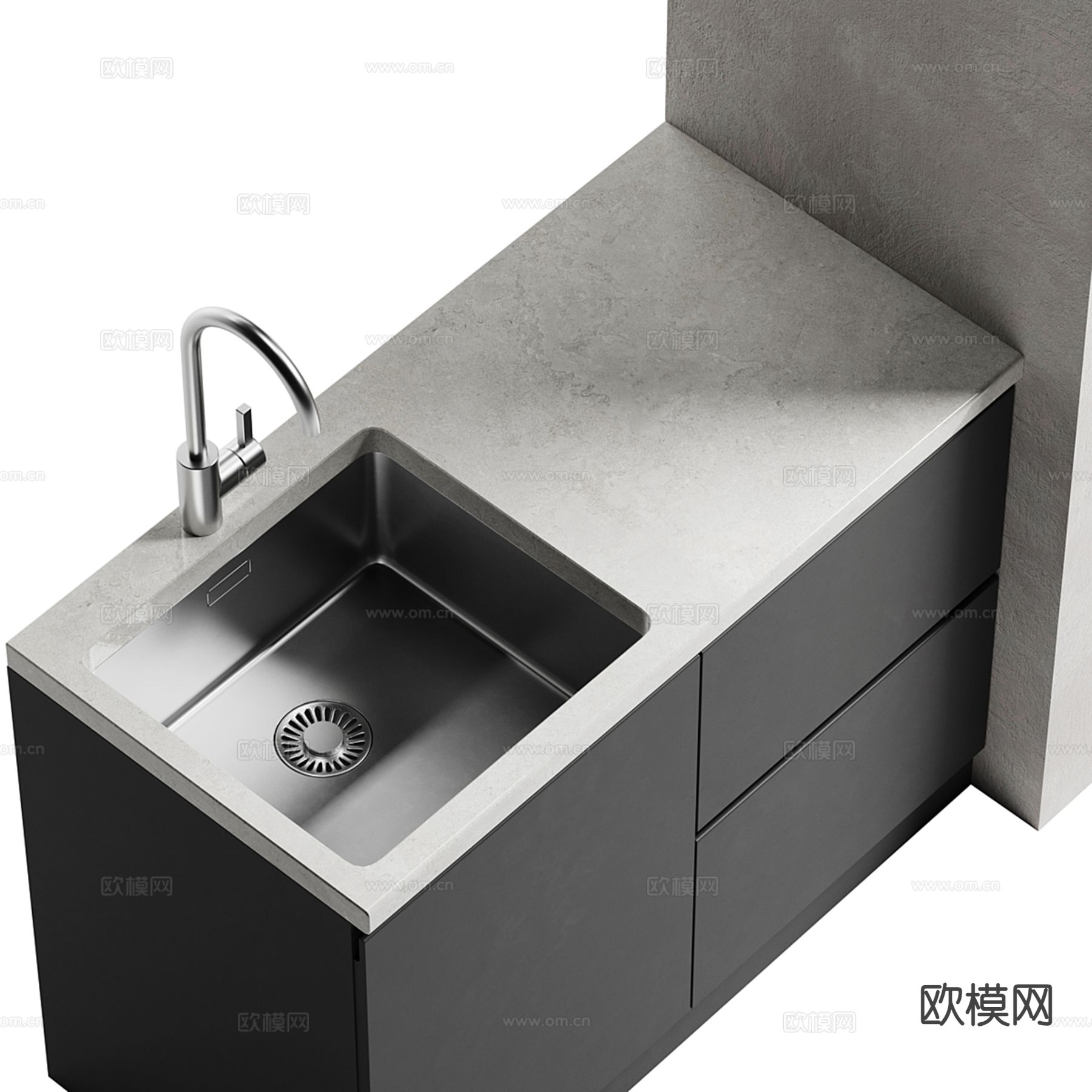 户外壁炉 烧烤架 BBQsu模型下载（渲染图3）