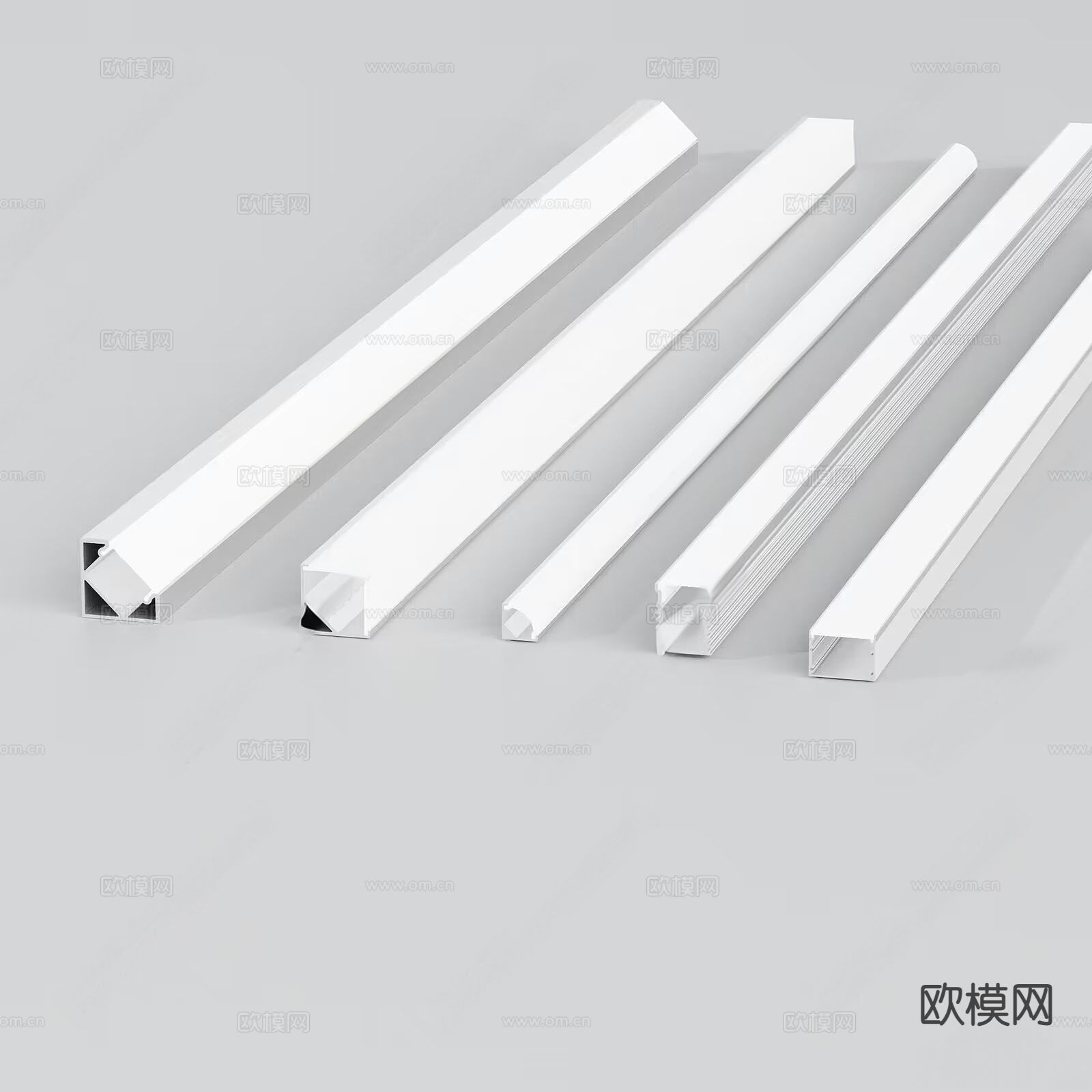 线条灯 射灯 格栅灯su模型下载（渲染图2）