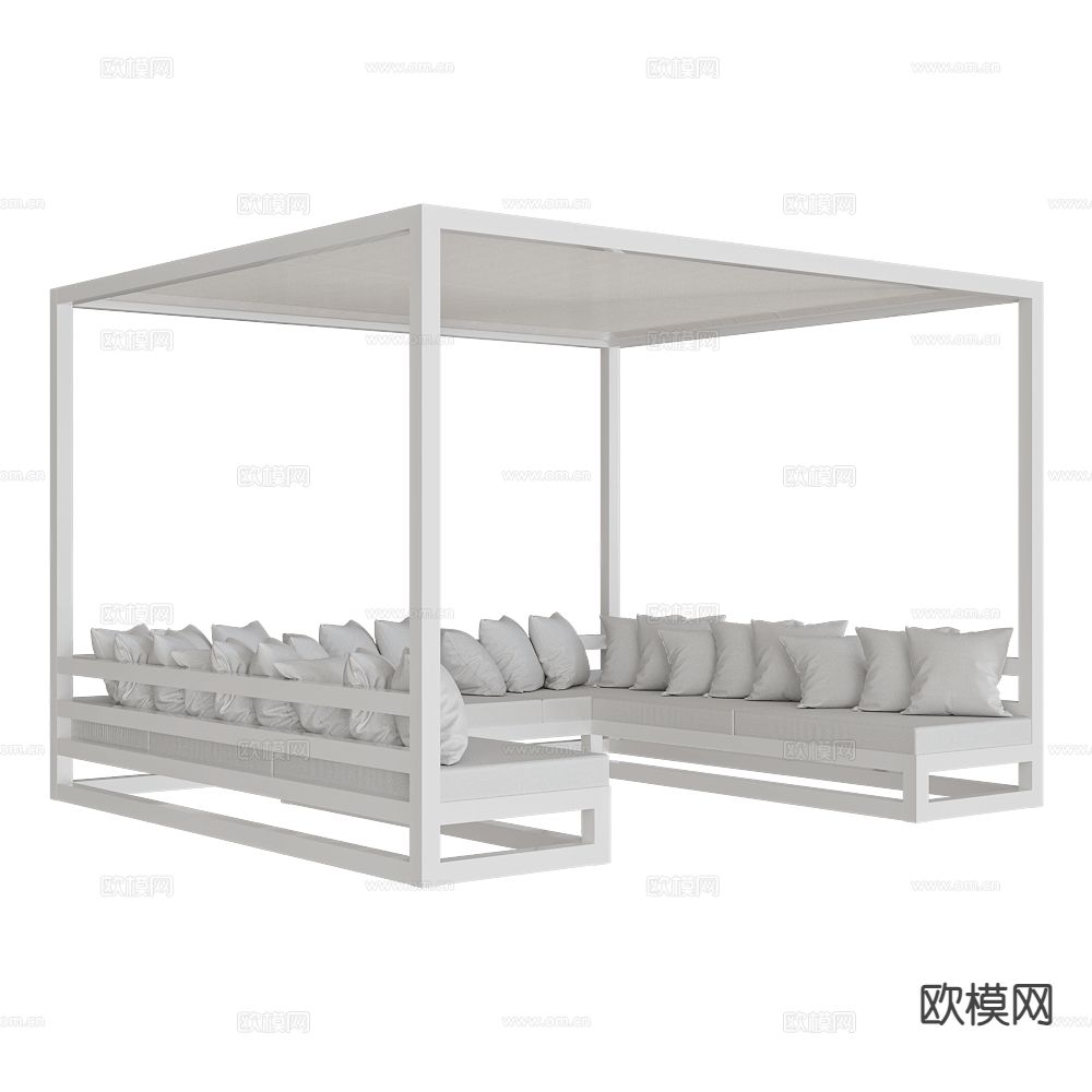 Gandía Blasco 卡座沙发3d模型下载