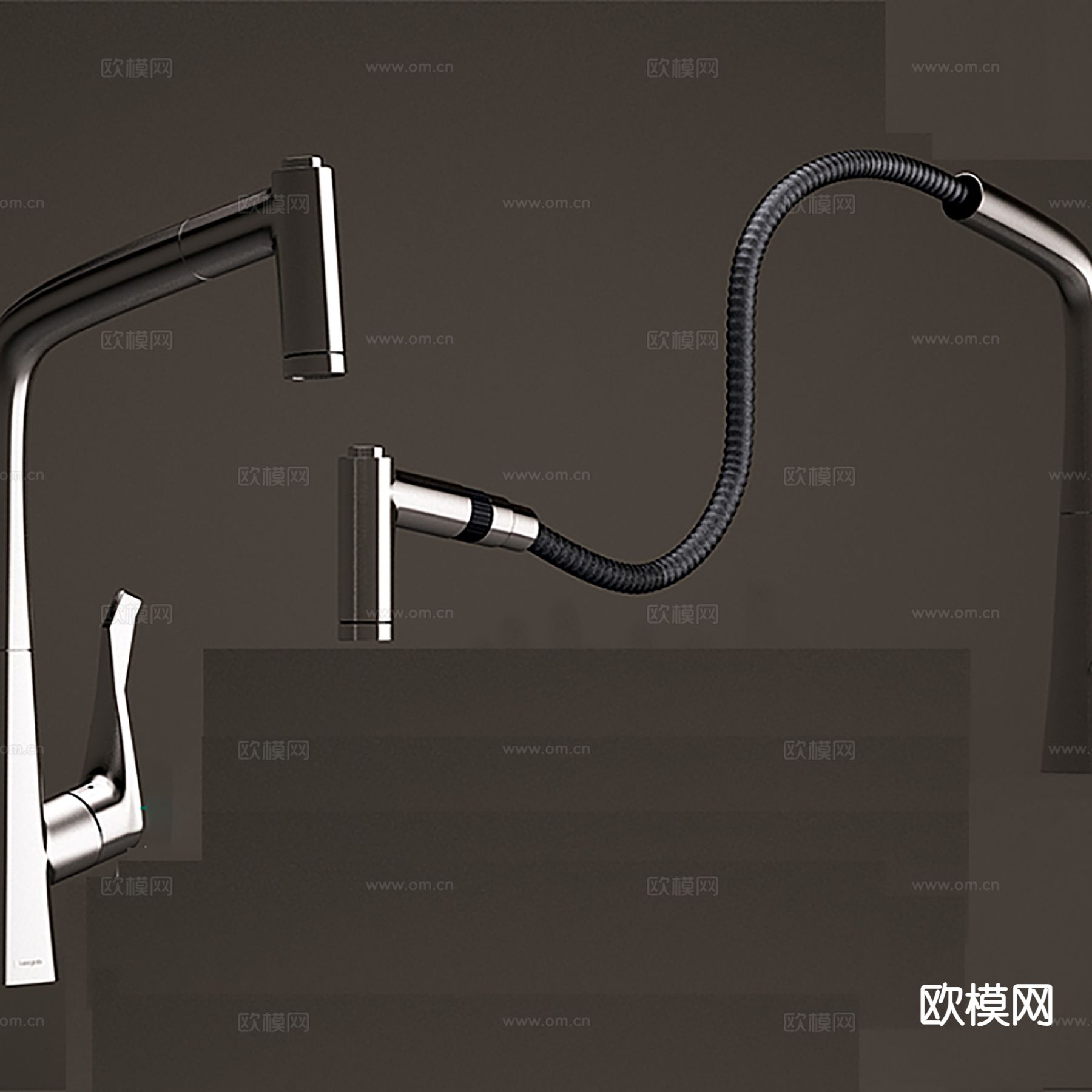 水龙头 单杆厨房龙头3d模型下载