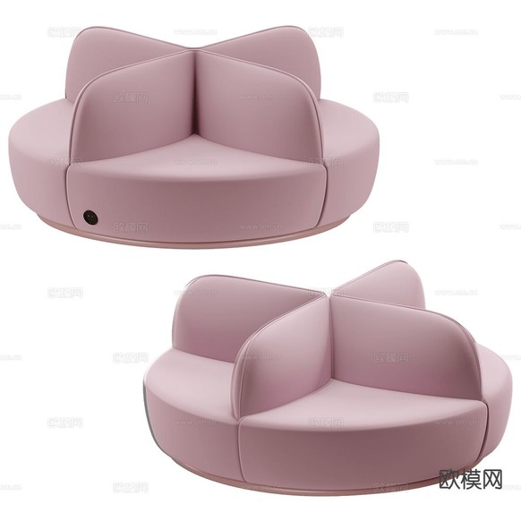 Sancal 圆形沙发3d模型下载