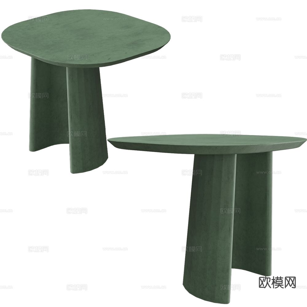 Forma&Cemento 北欧边几 角几3d模型下载