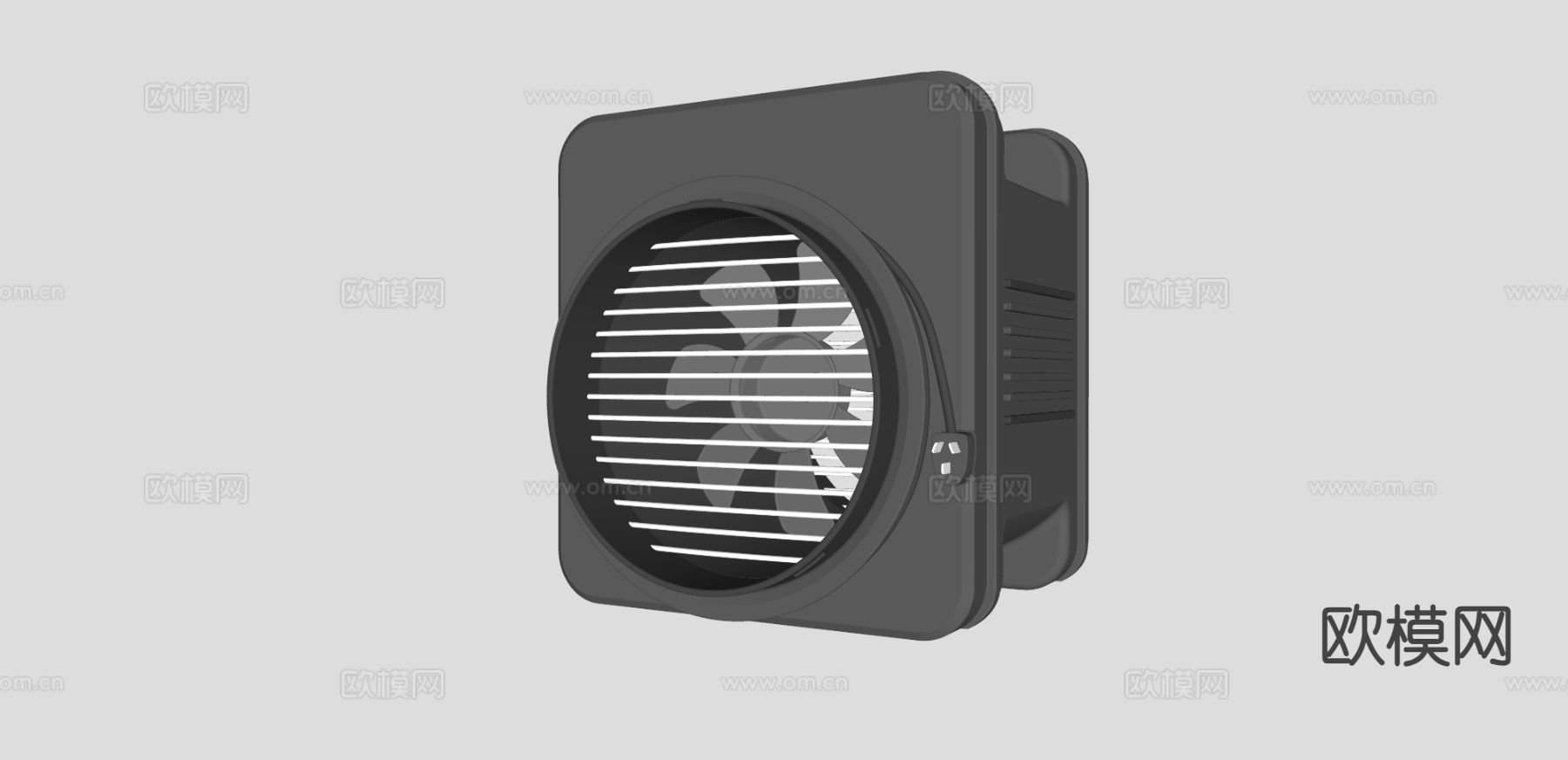 工业器材 工业风扇su模型下载（渲染图1）