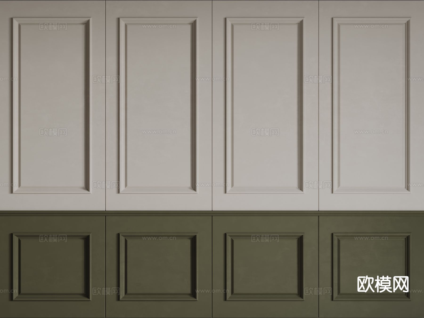 欧式背景墙 沙发背景3d模型下载