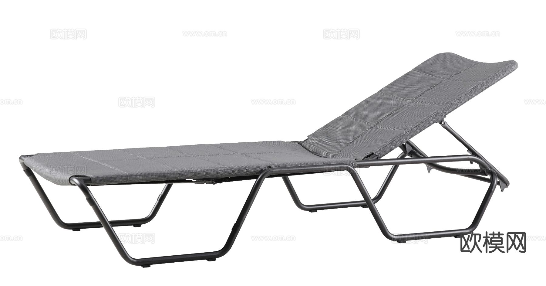 现代泳池躺椅 沙滩椅su模型下载（渲染图3）