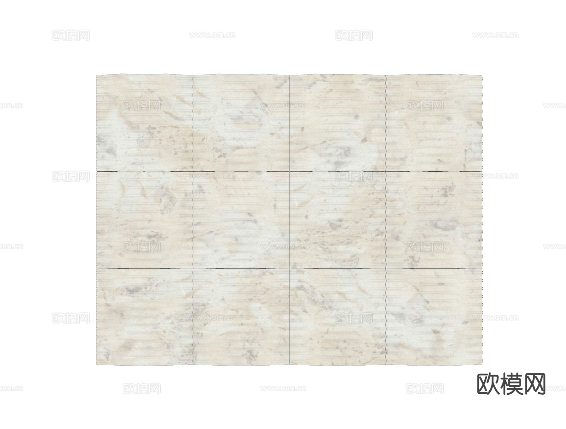 墙饰板 立面装饰su模型下载（渲染图1）