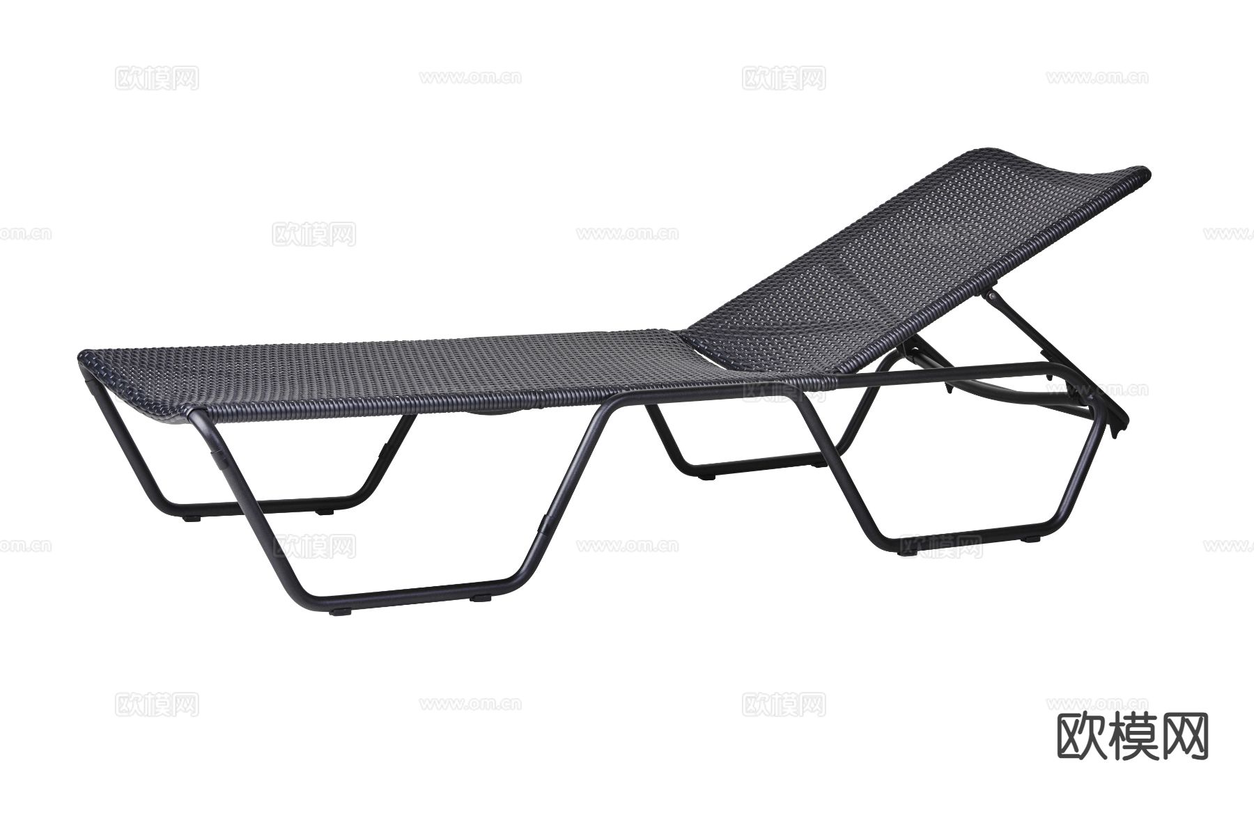 现代泳池躺椅 沙滩椅su模型下载（渲染图1）