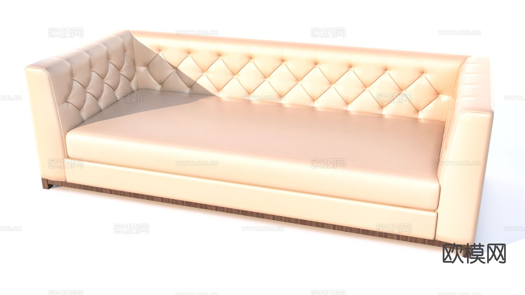 简欧多人沙发su模型下载（渲染图2）