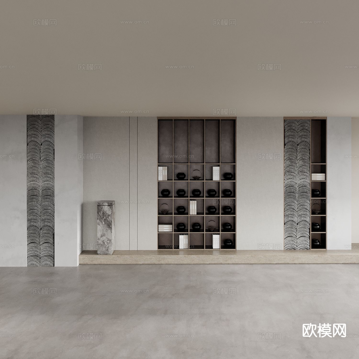 新中式茶柜 酒柜3d模型下载