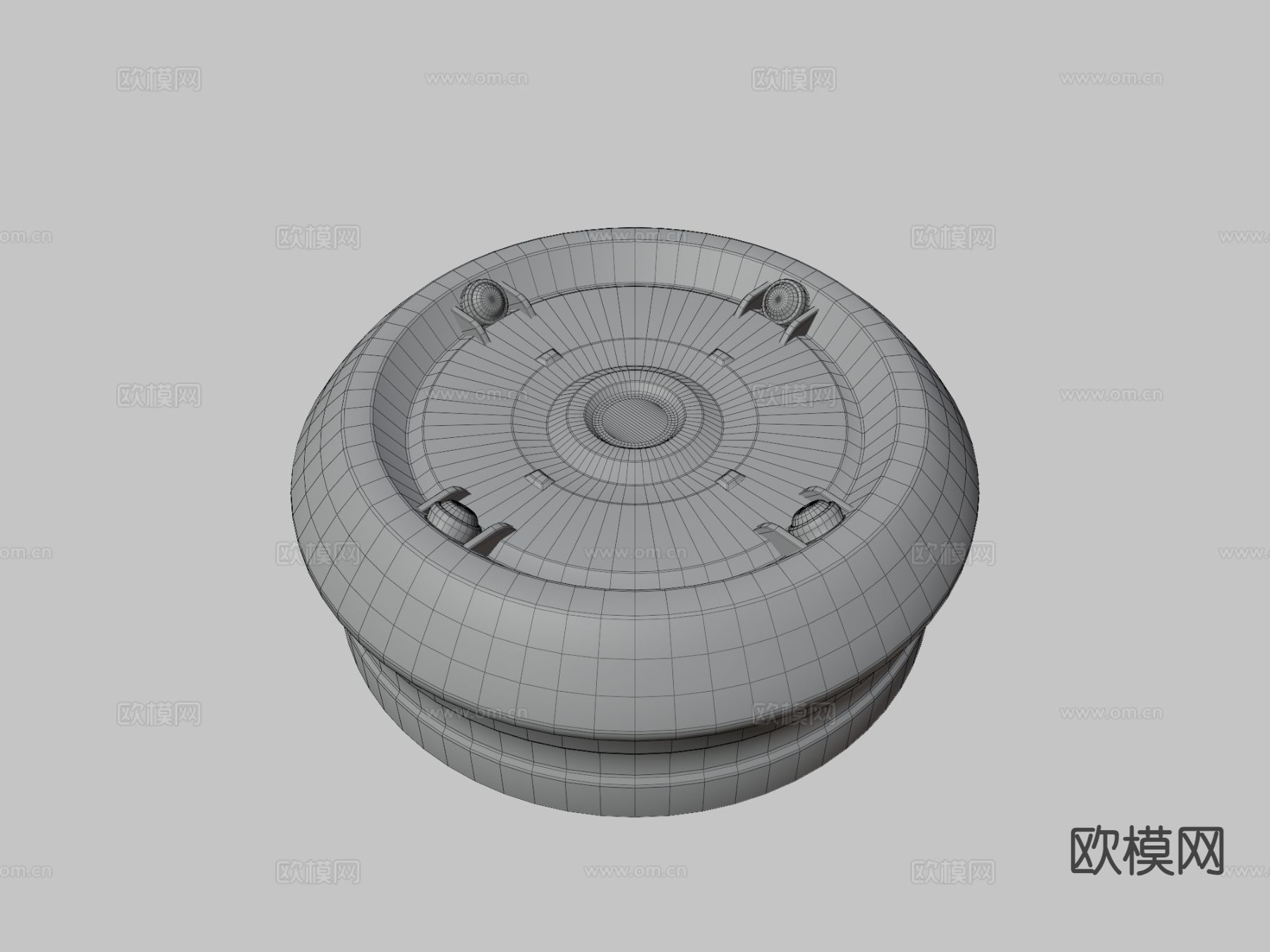 现代全息投影仪3d模型下载（渲染图2）