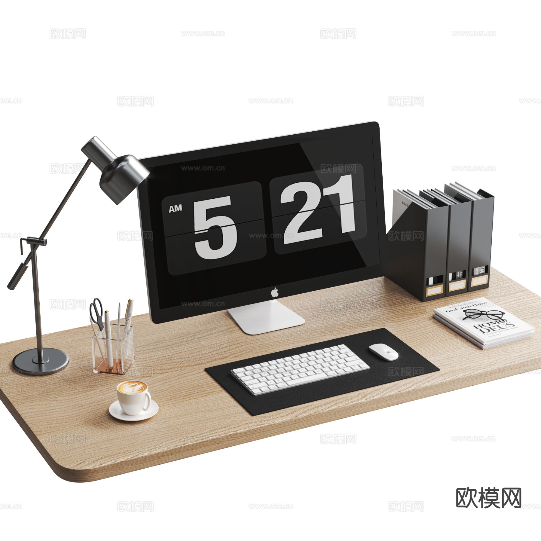 办公用品 苹果电脑su模型下载（渲染图2）