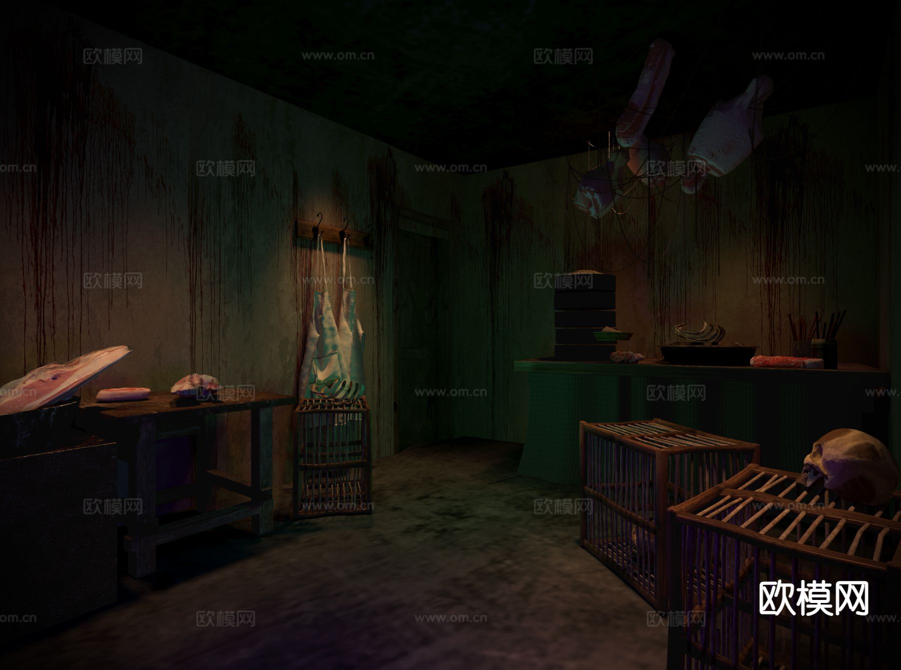 剧本杀场景3d模型下载