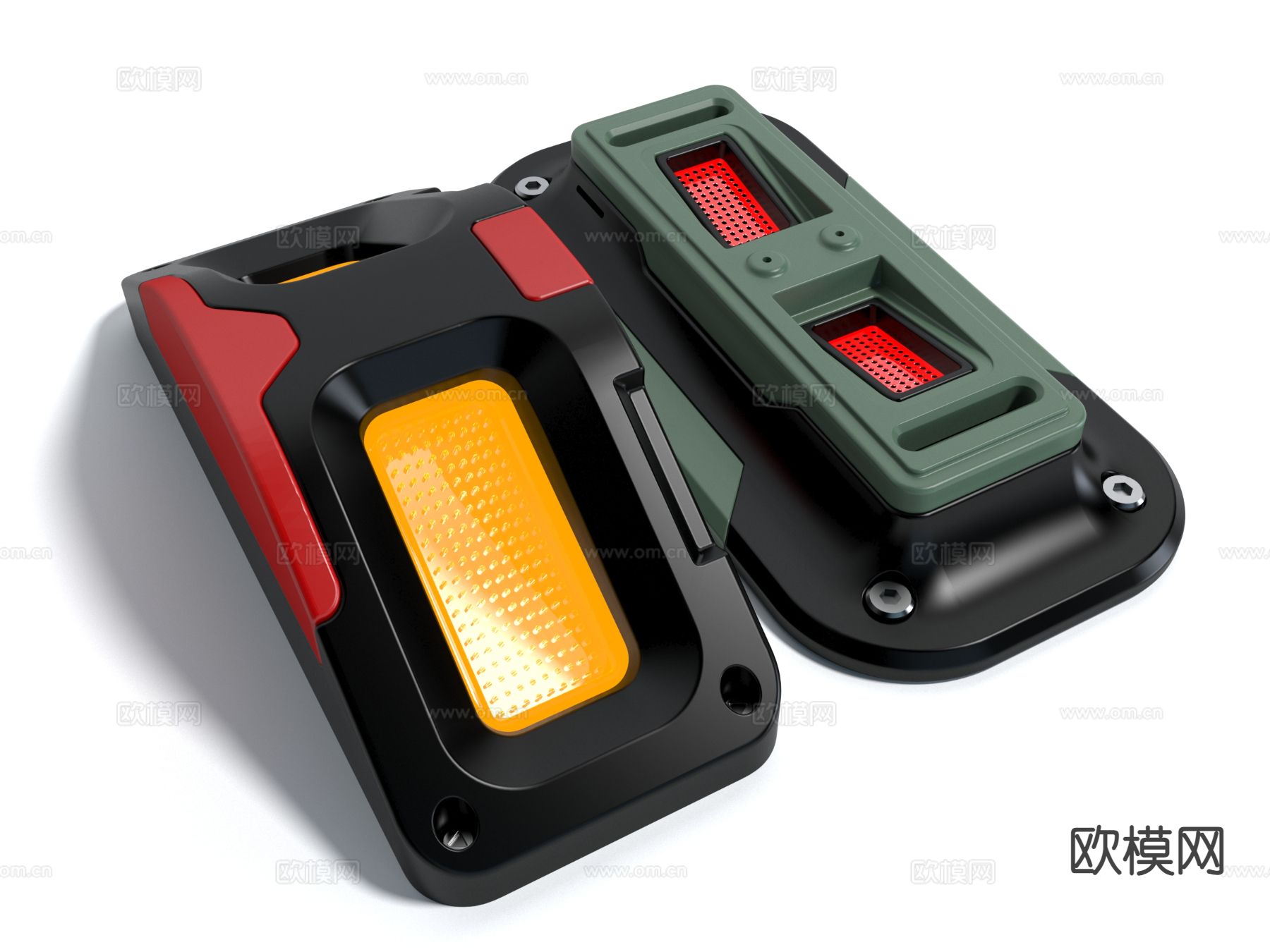 车辆部件 指示灯 警示灯3d模型下载