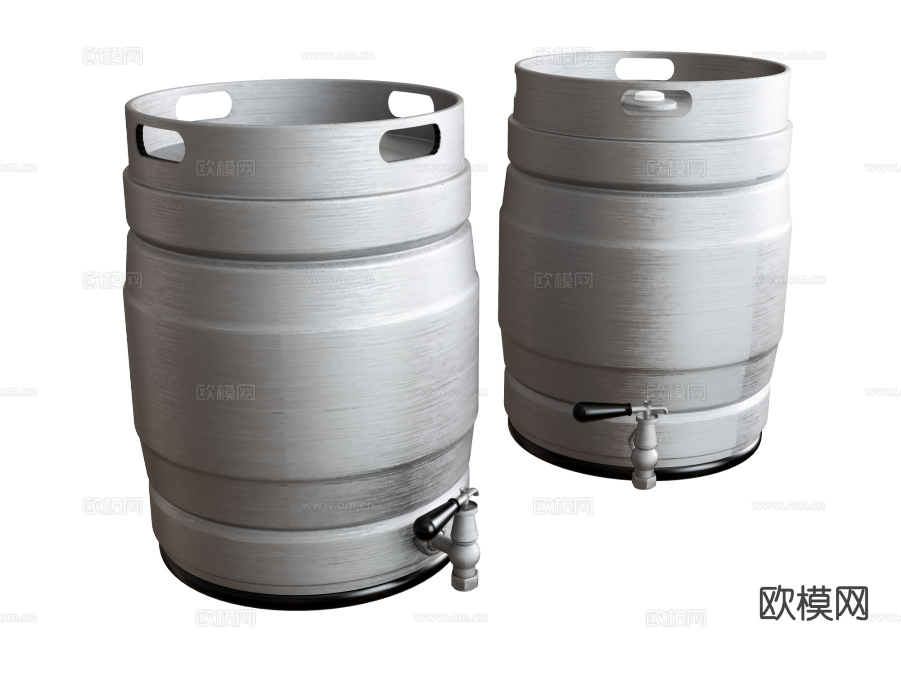 蓄水壶 商业水罐su模型下载（渲染图2）