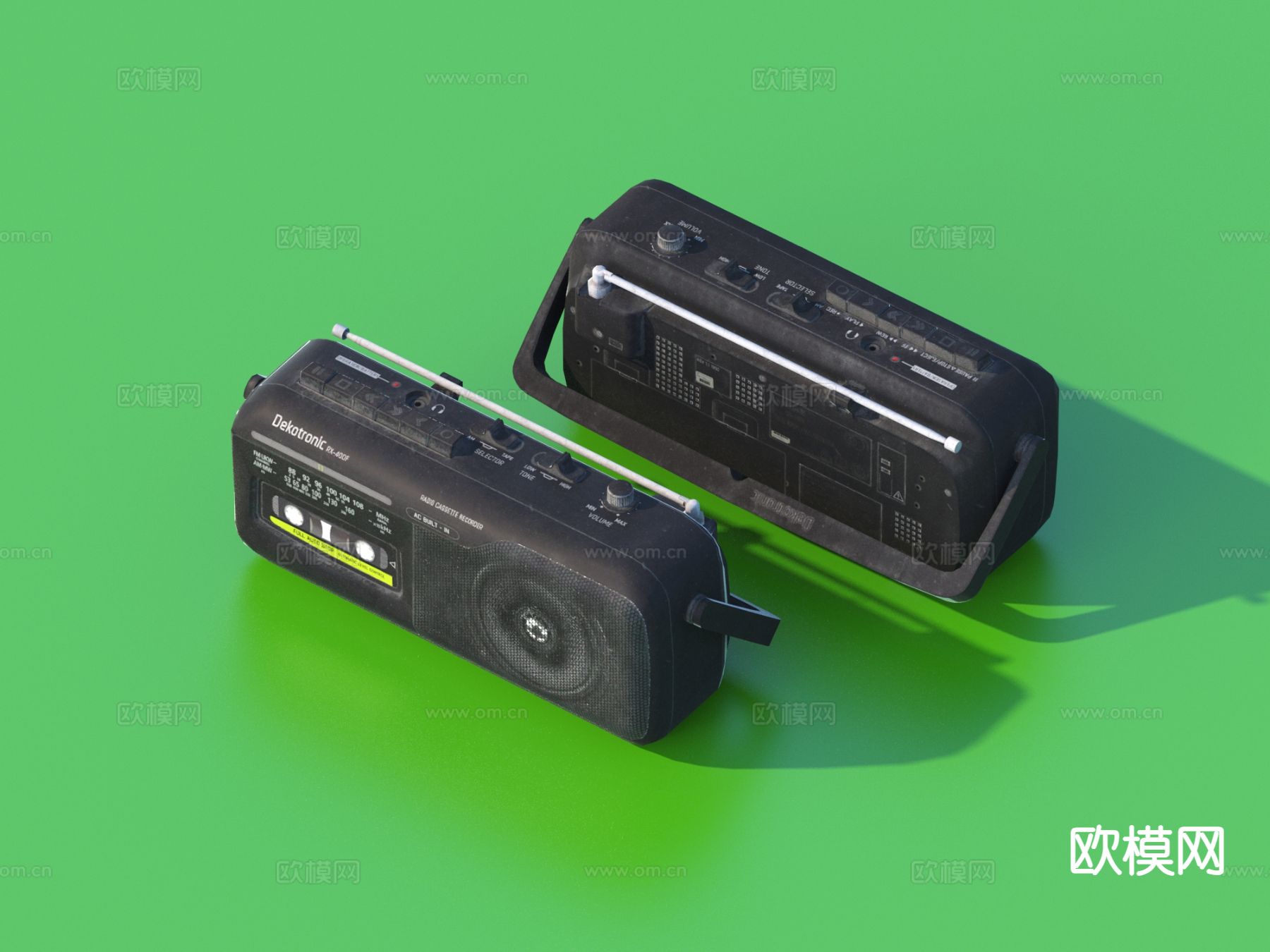 现代收音机3d模型下载