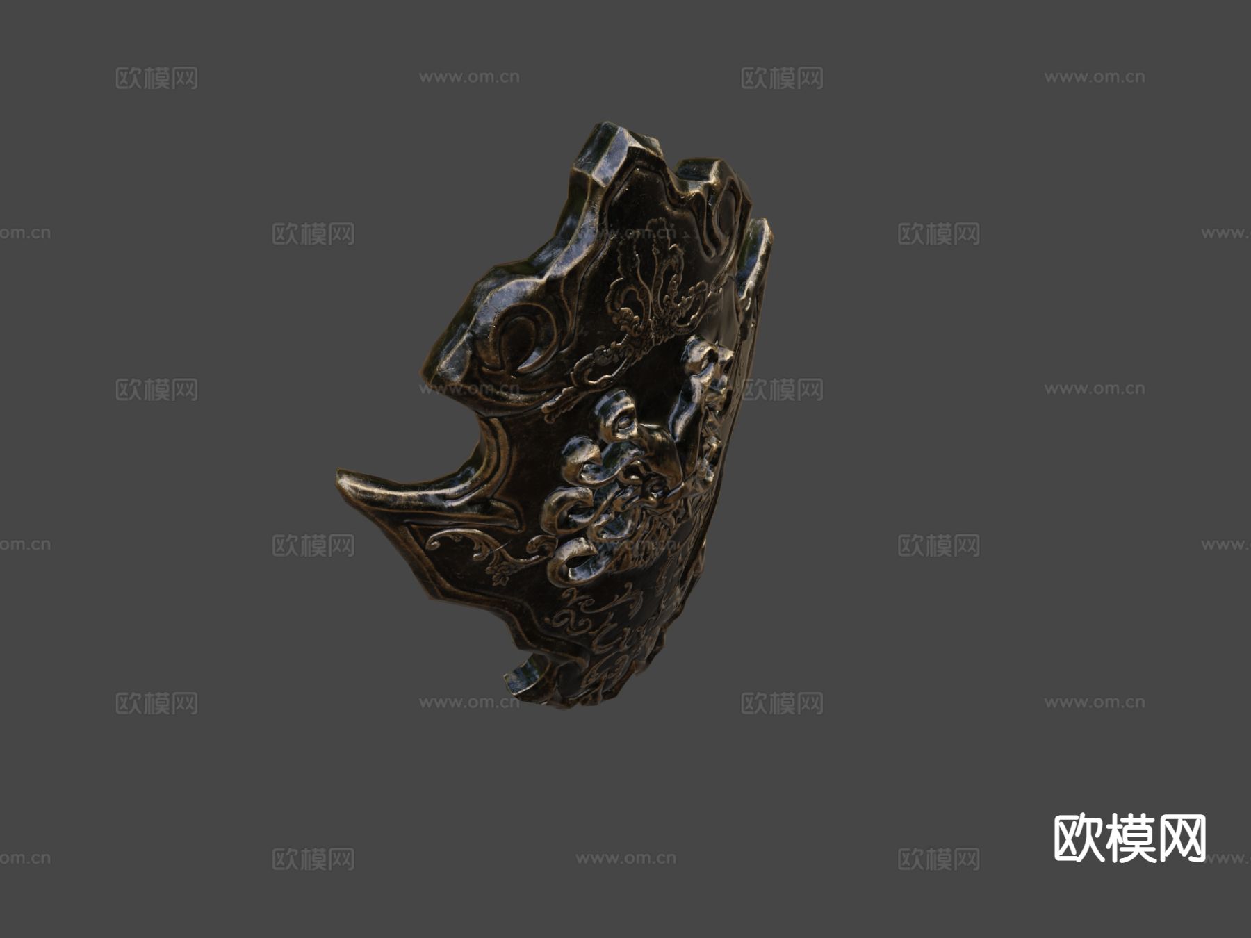 狮盾 盾牌3d模型下载（渲染图4）