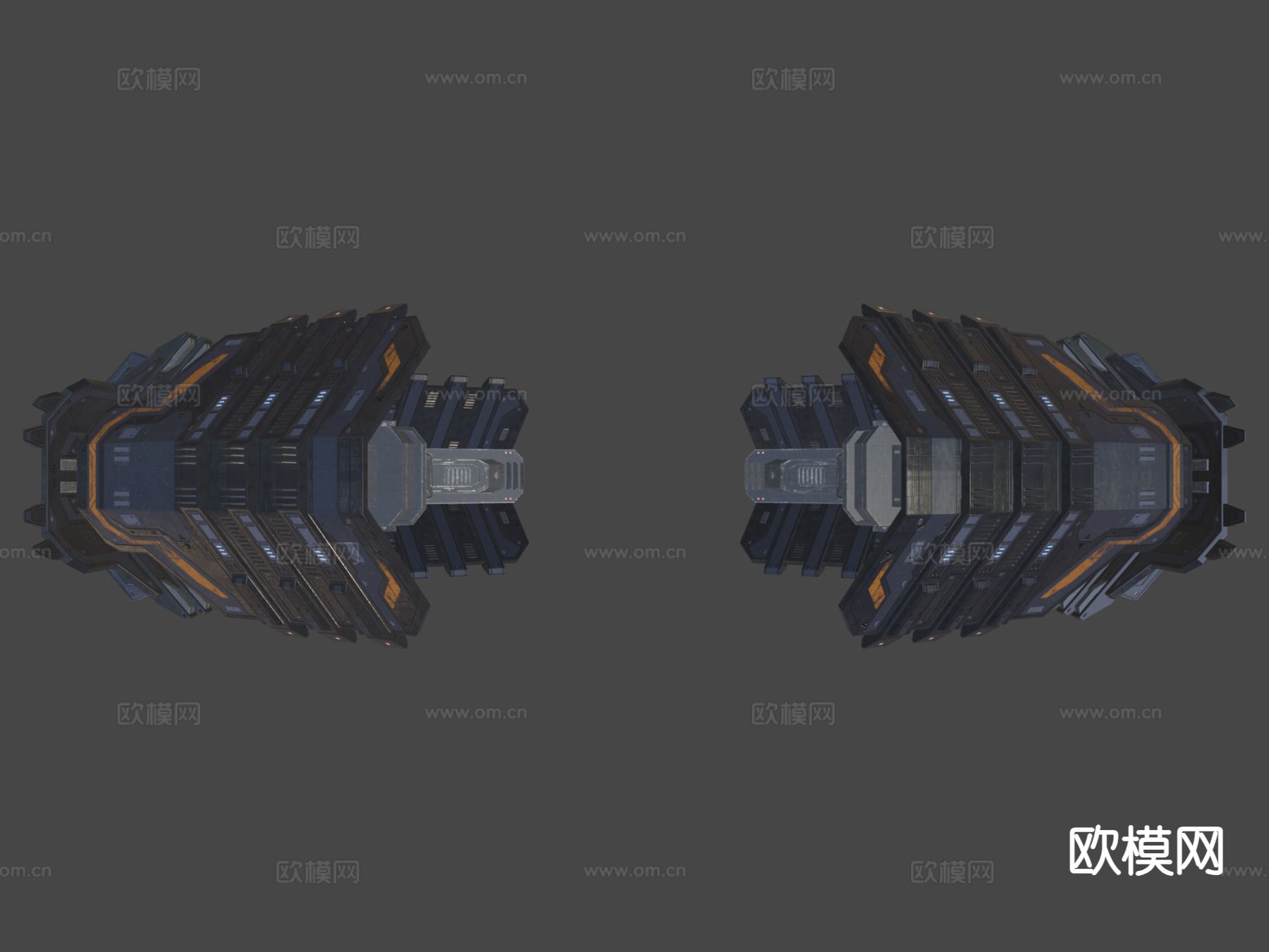 工业设备 科幻跳跃门3d模型下载（渲染图9）