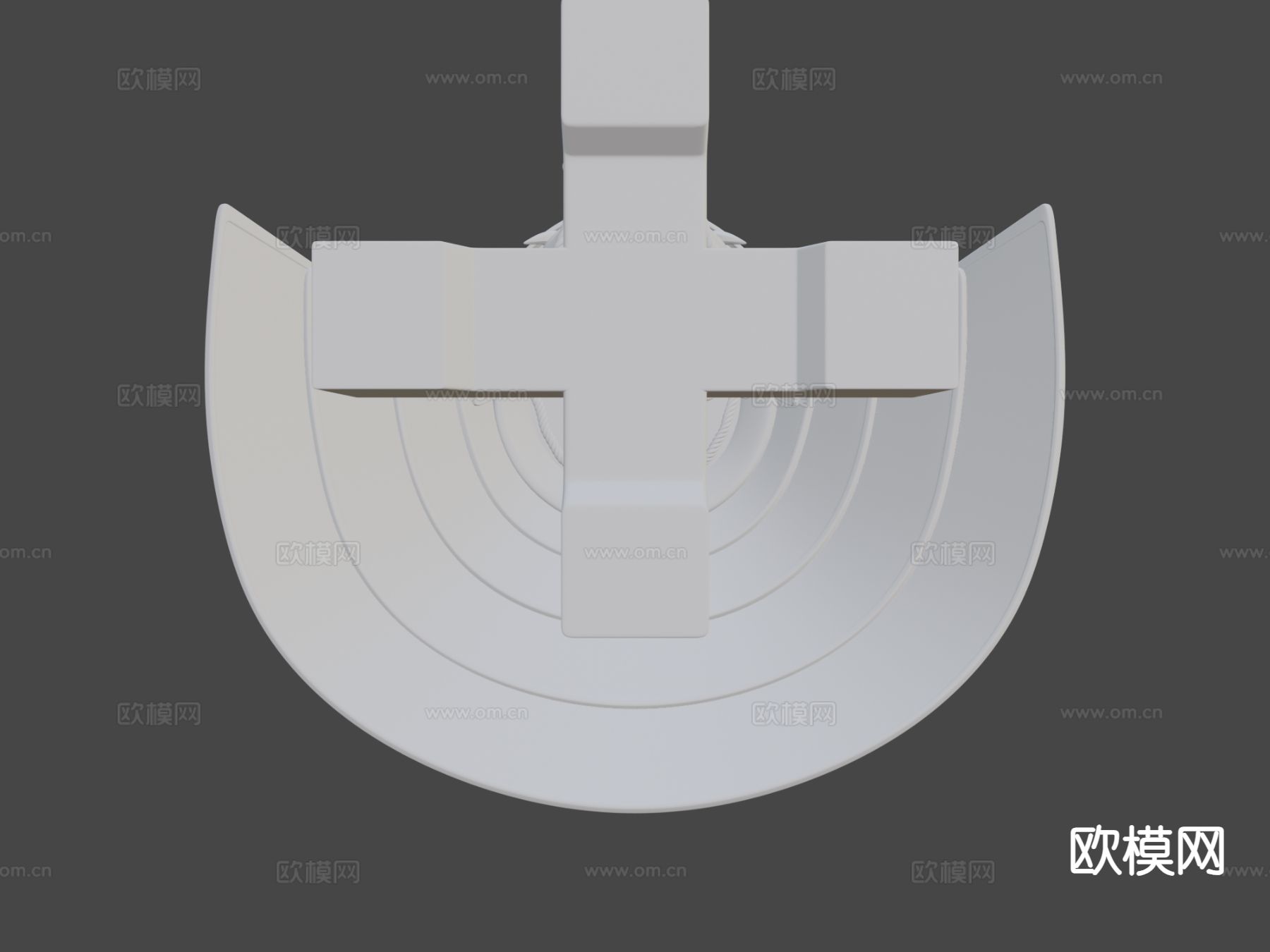 日本武士头盔 白模雕塑3d模型