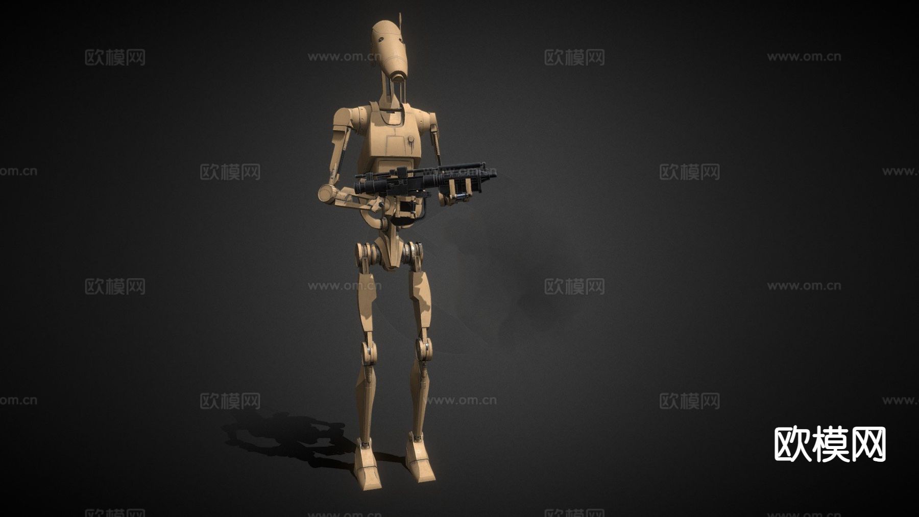 机器人 星球大战3d模型下载（渲染图1）